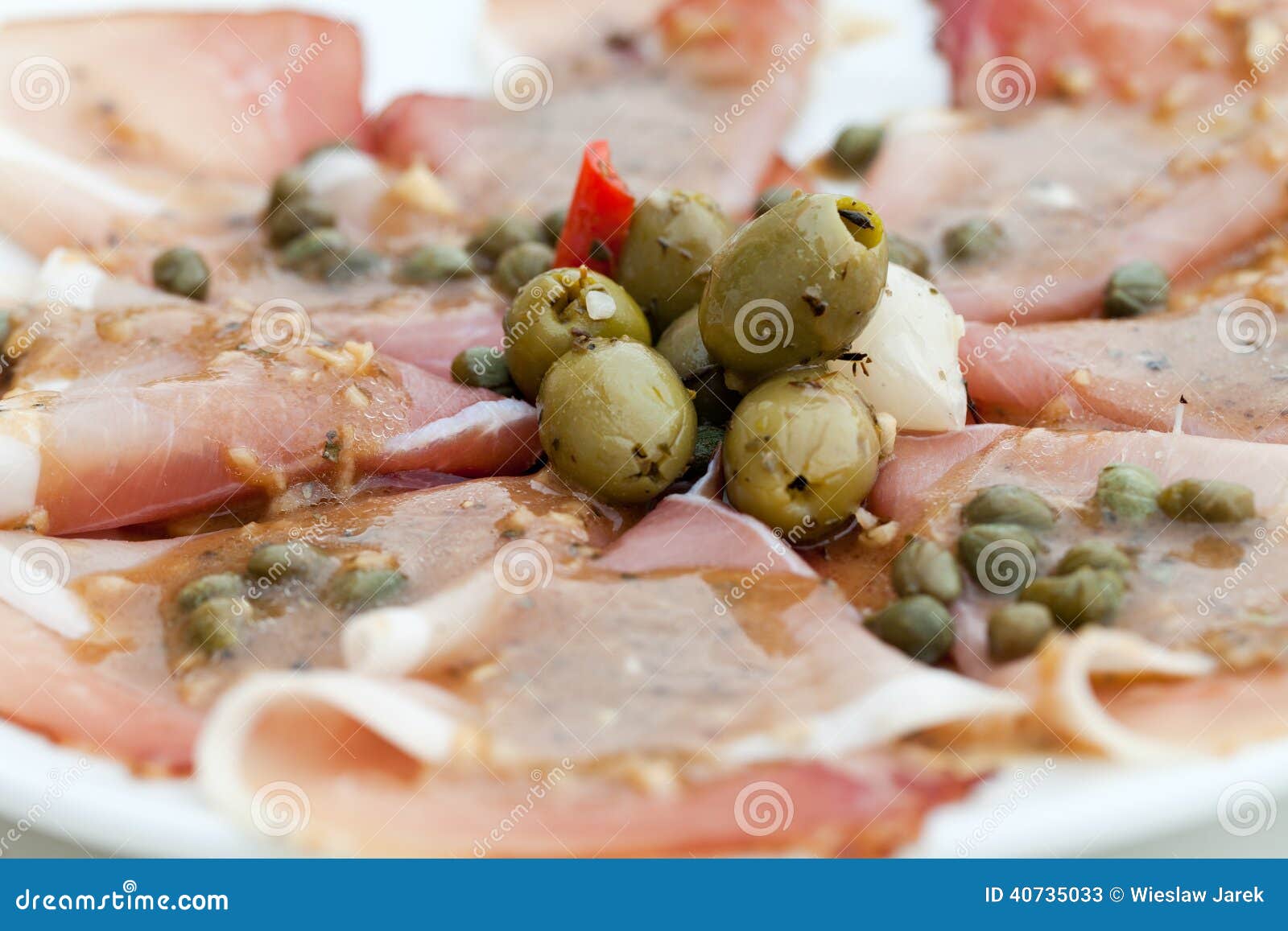 Prosciutto stock image. Image of protein, herbs, food 40735033