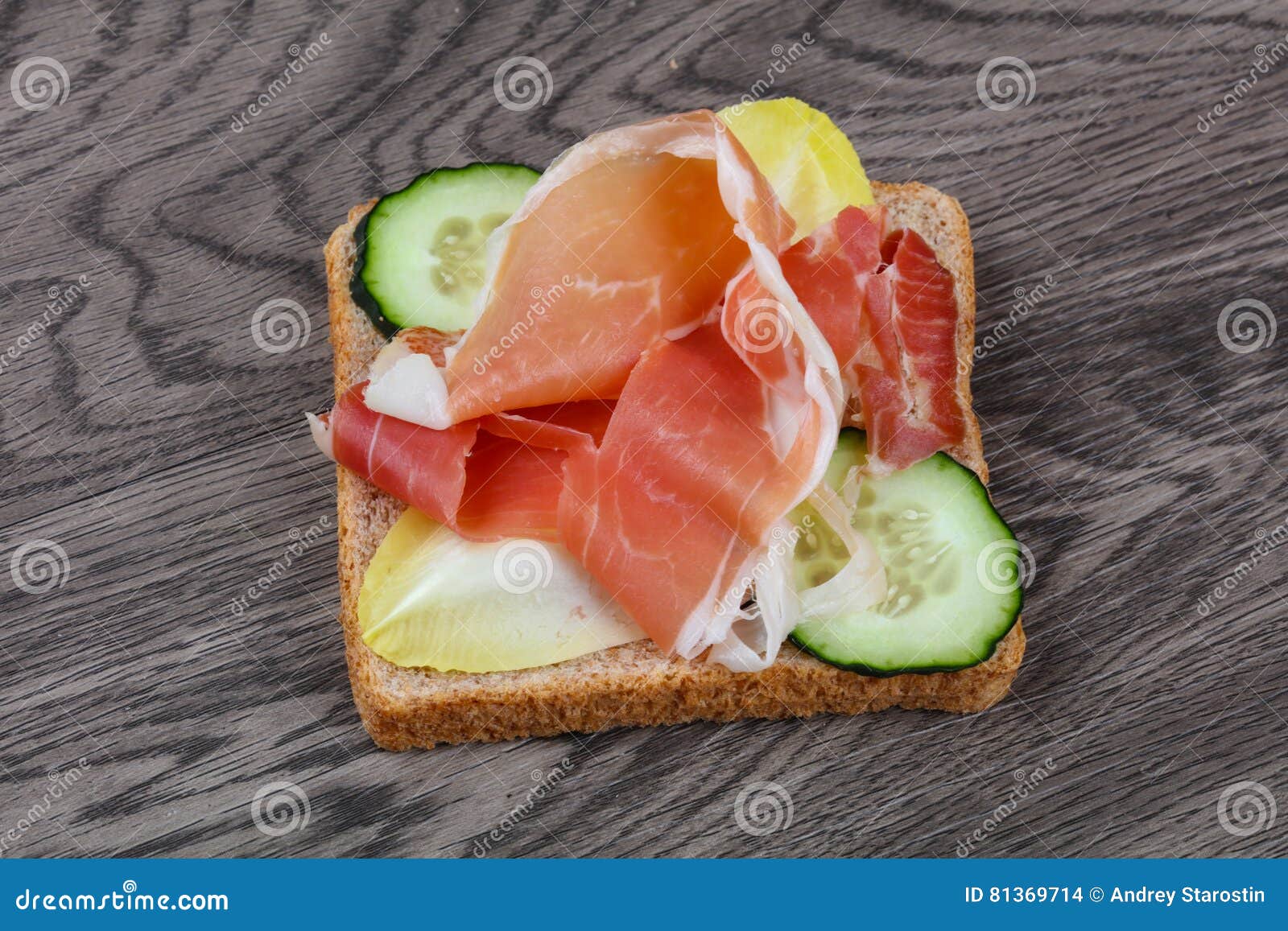Prosciutto sandwich stock photo. Image of pork, spanish 81369714