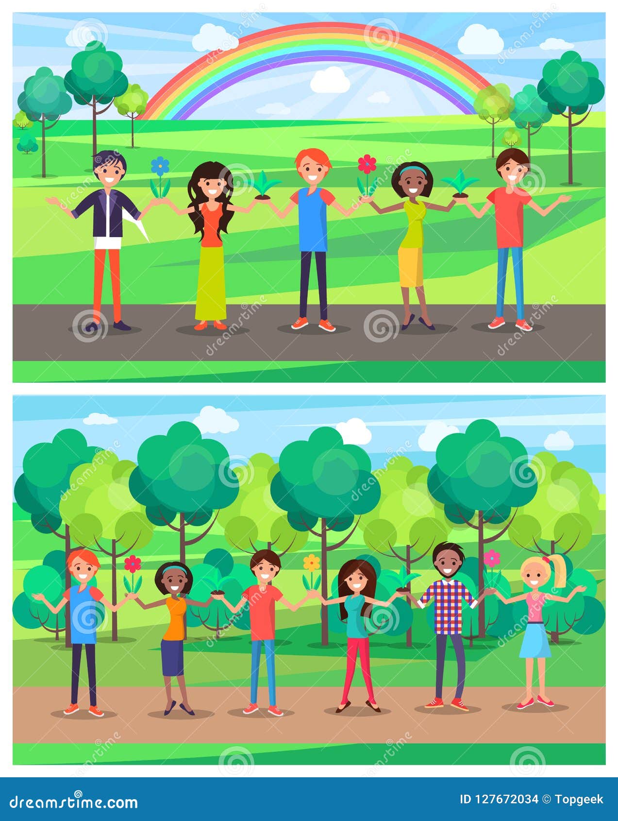 Protect Environment Save Earth Posters with People Stock Vector - Illustration of environmental, character: 127672034 Protect Environment Save Earth Posters with People Stock Vector - Illustration of environmental, character: 127672034