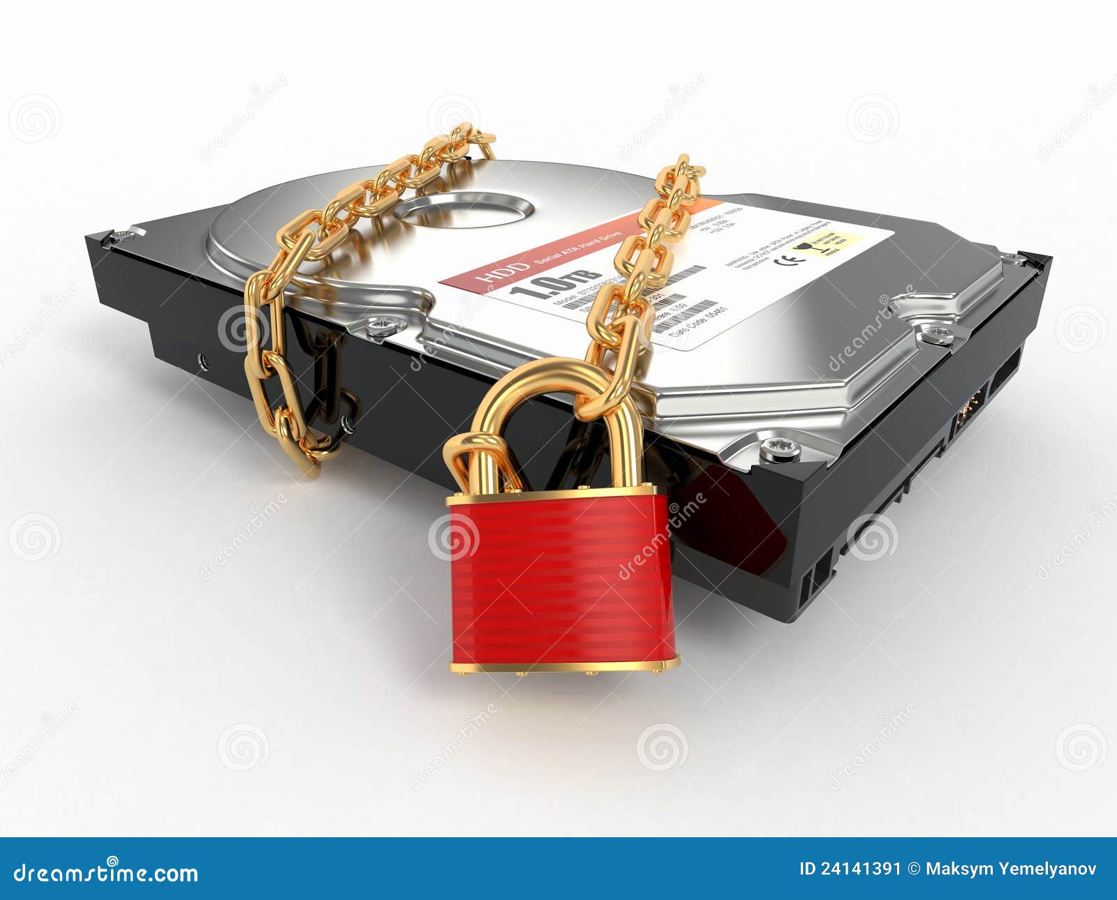 Illustration Of Metal Chain And Lock Royalty Free SVG, Cliparts, Vectors,  and Stock Illustration. Image 8977828.