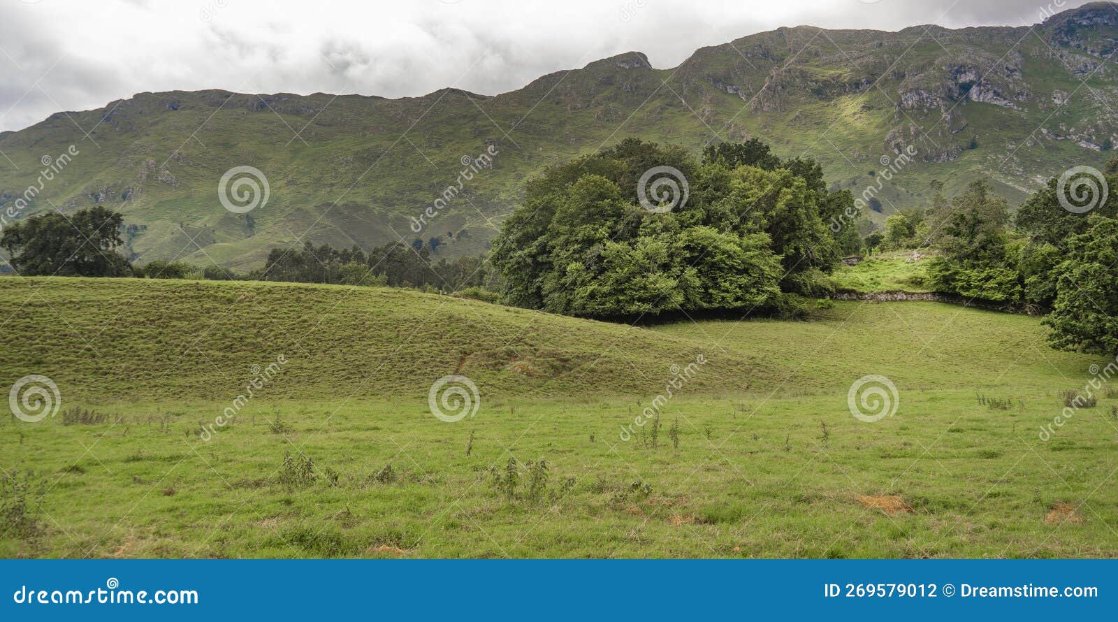 protected landscape of sierra de cuera, asturias, spain