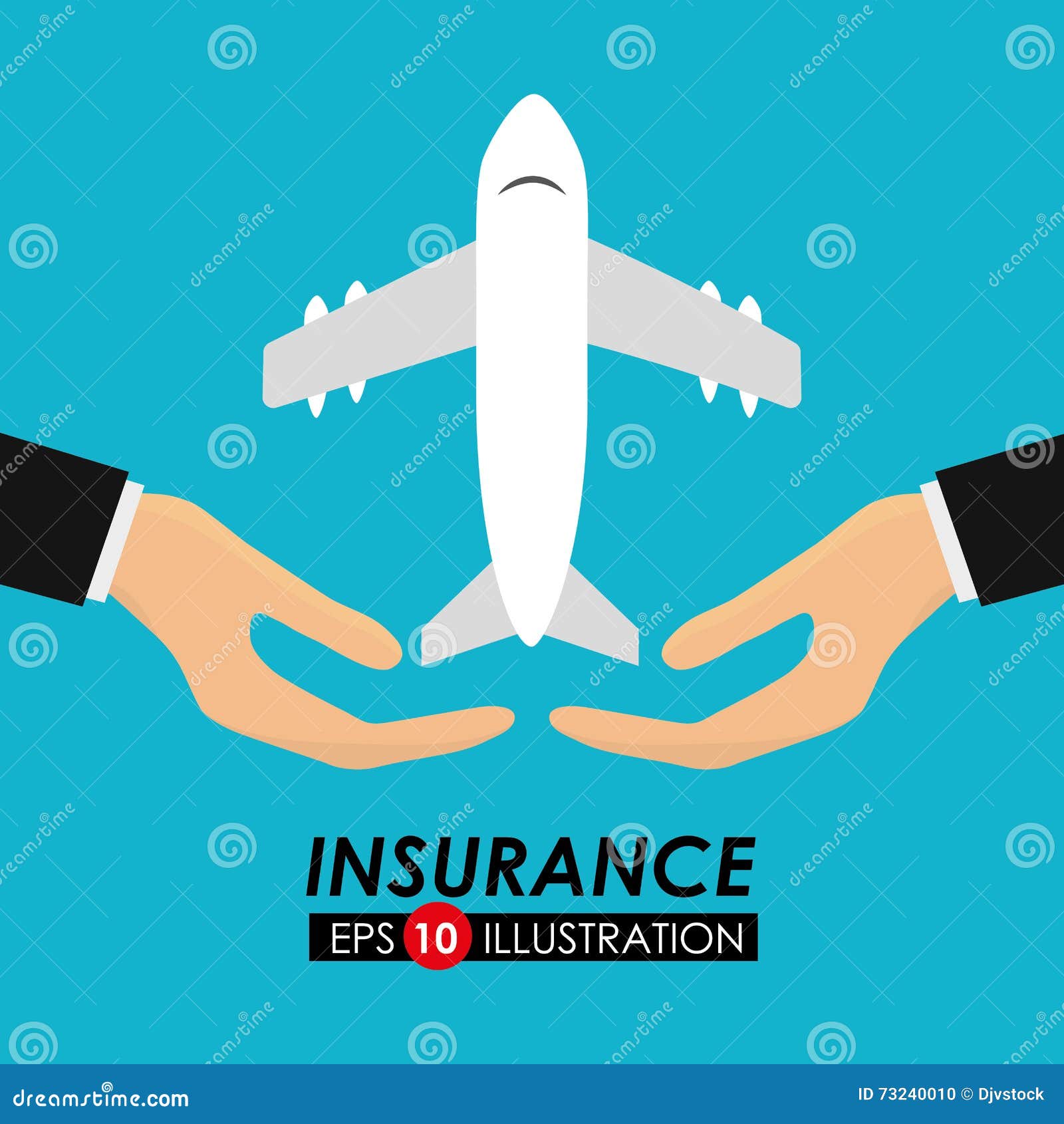 Protection and insurance stock vector. Illustration of safe 73240010