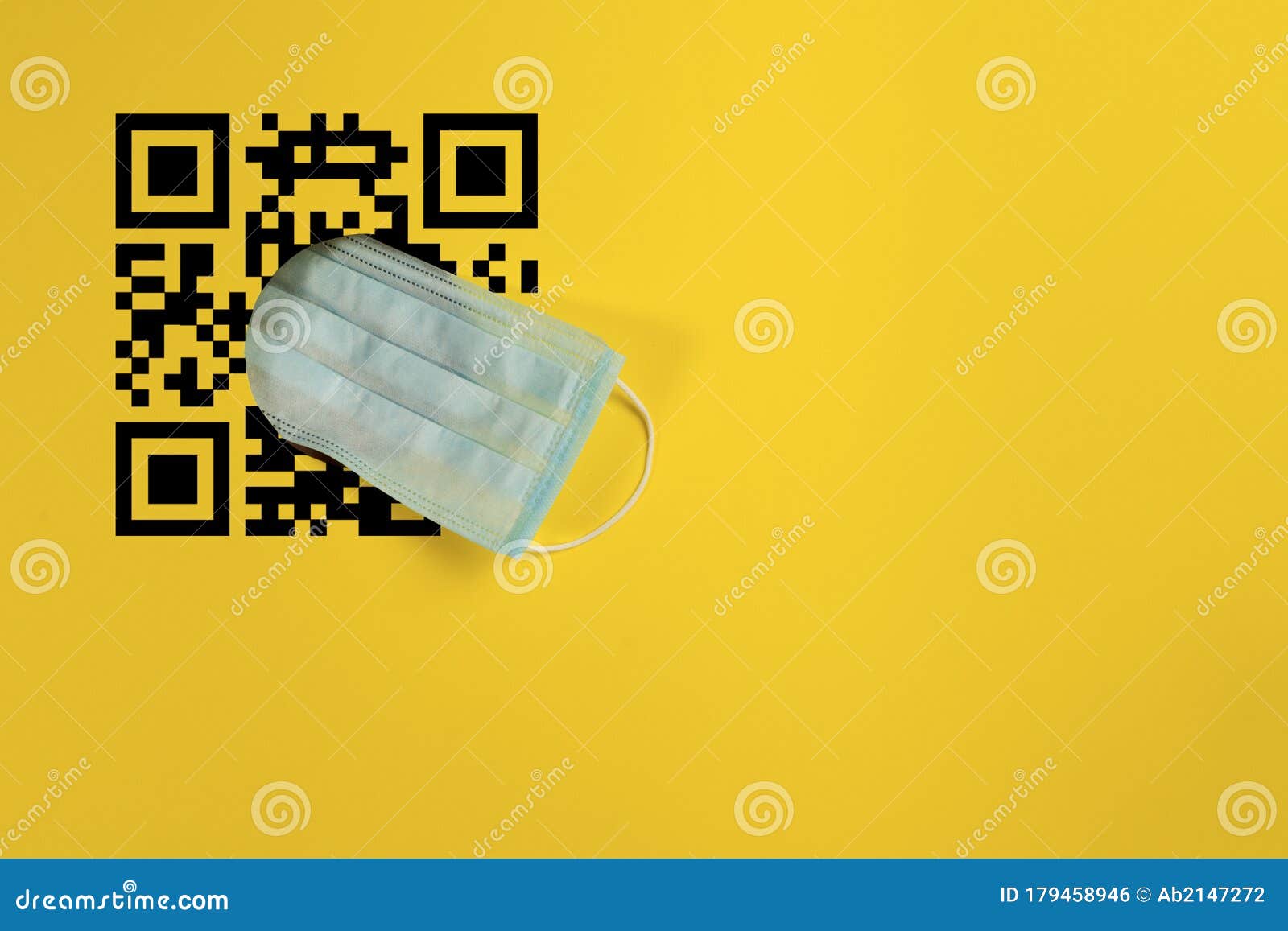 Download Protective Face Mask Through A Hole In A Yellow Background Concept On The Topic Of Quarantine And The Introduction Of A Pass Or Stock Photo Image Of Quarantine Creative 179458946 Yellowimages Mockups