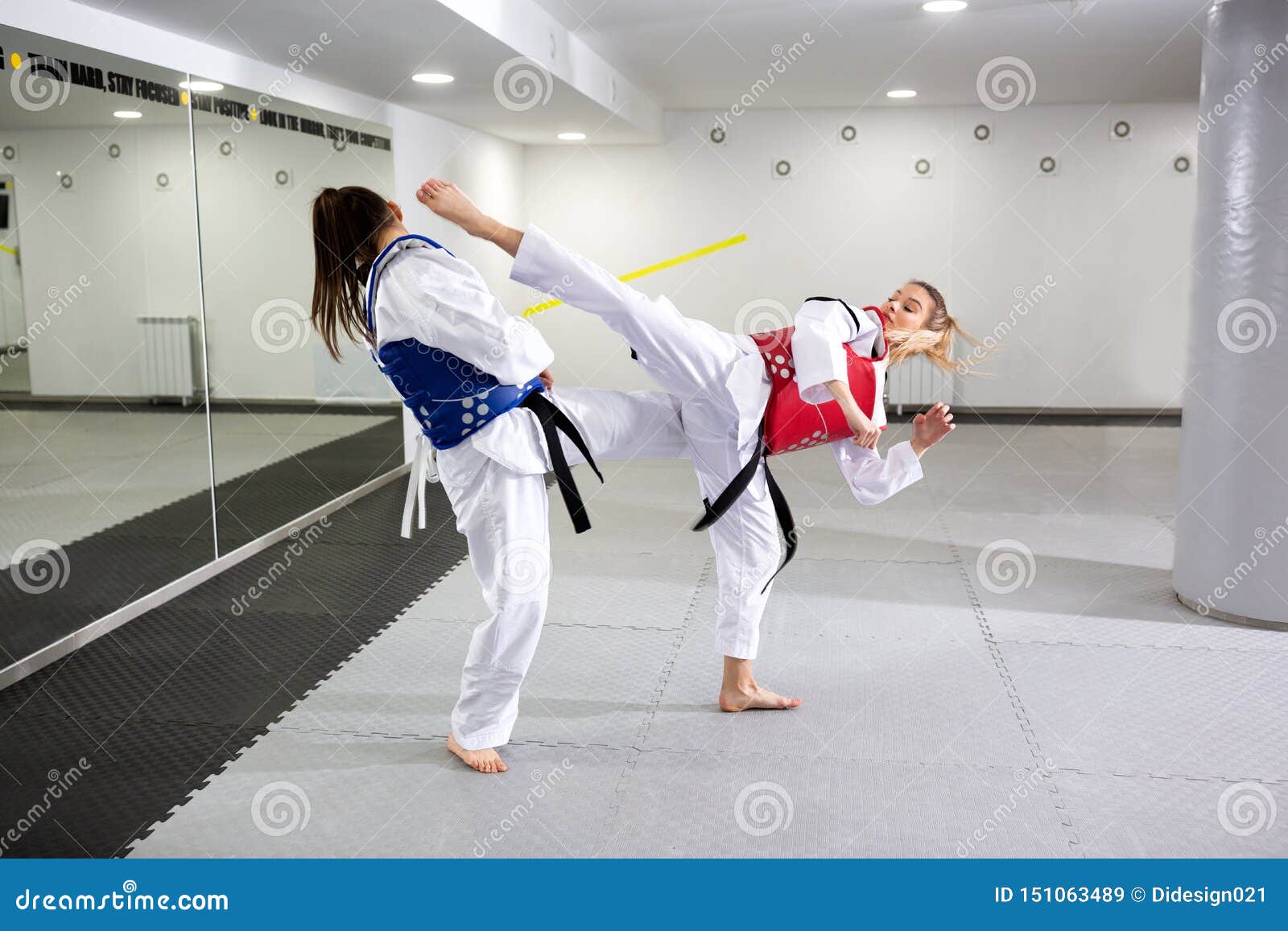 Protective Gear in Martial Art Sparring Stock Image Image of adult