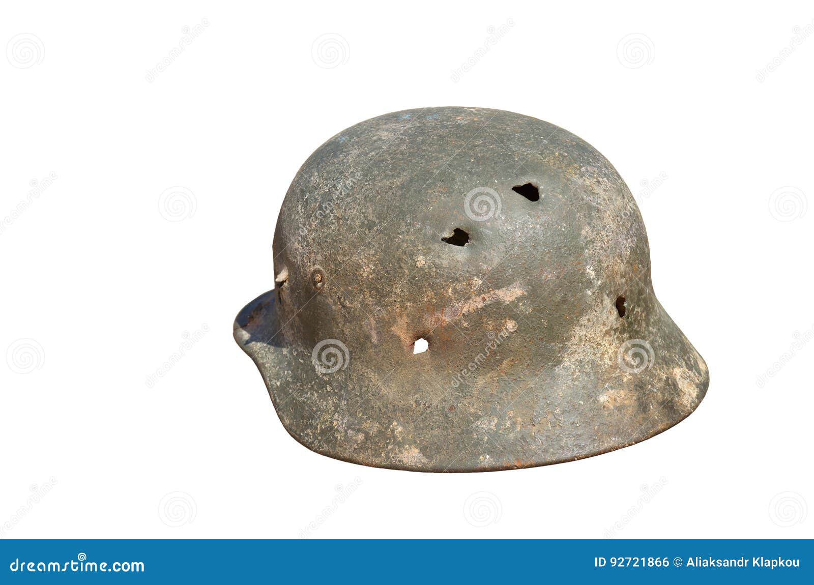 Protective Helmet of a German Soldier. Stock Photo Image of killed