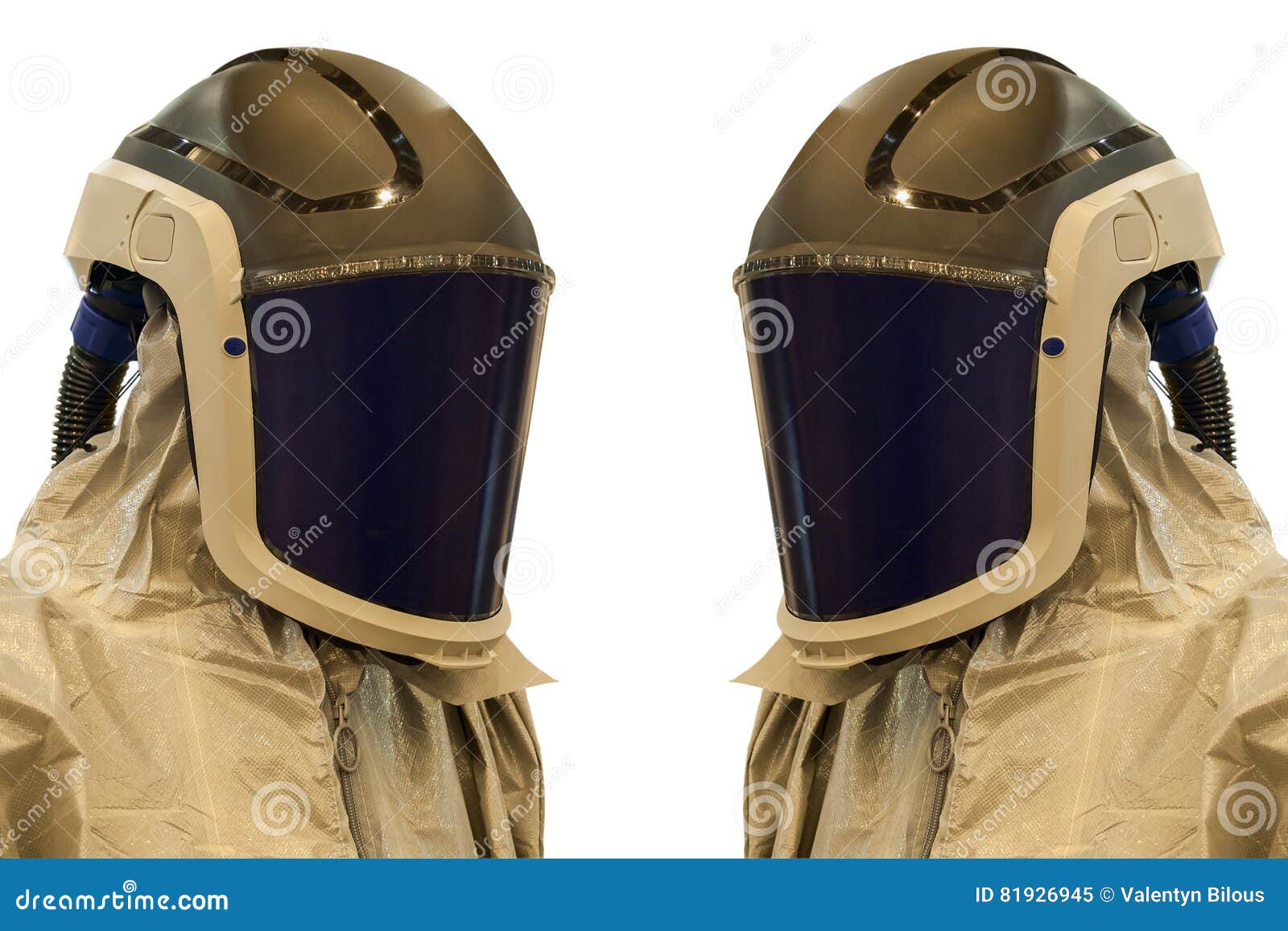 The Protective Suit with Mask Stock Image Image of protection
