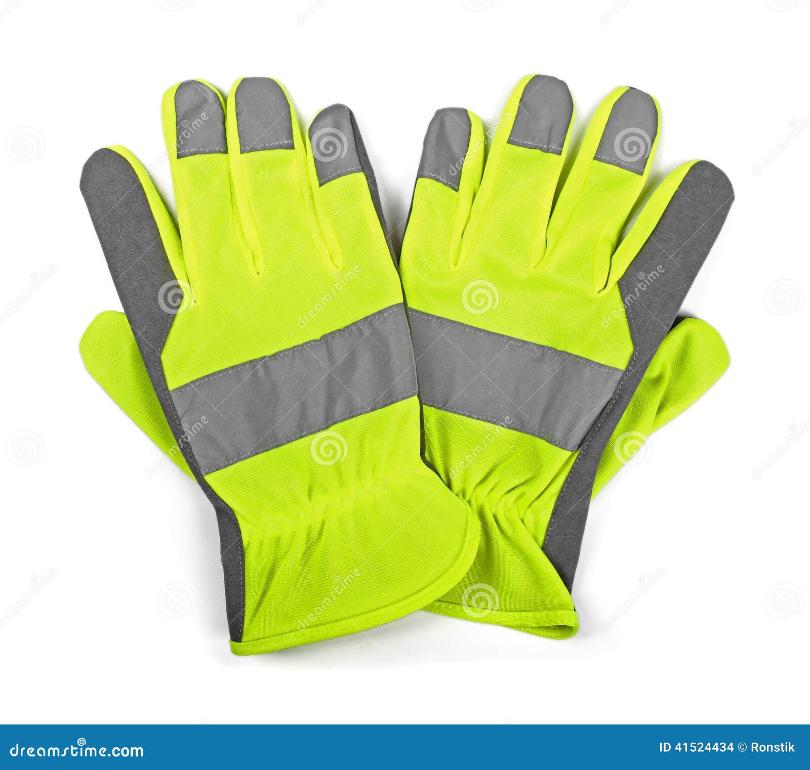 protective work gloves  on white