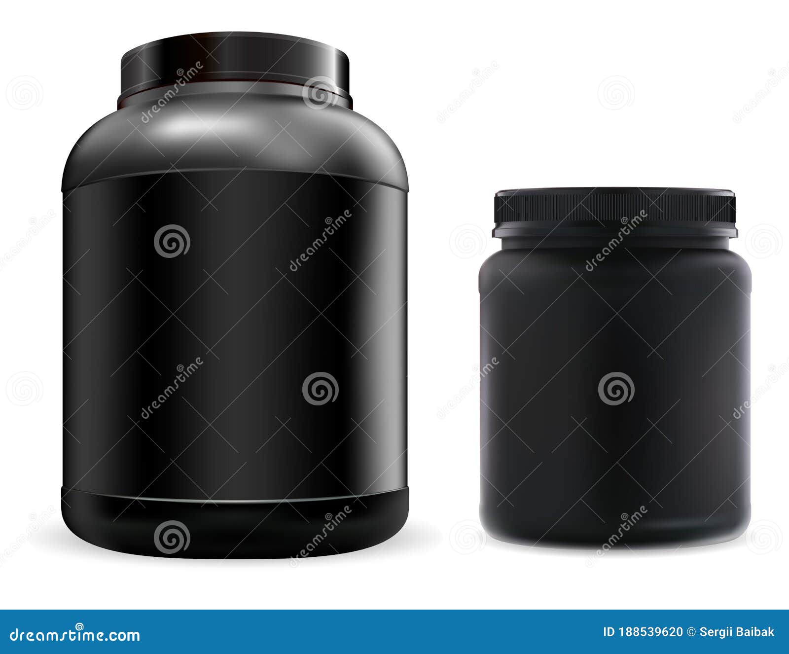 Protein Powder Whey Supplement Bottle free 3D model