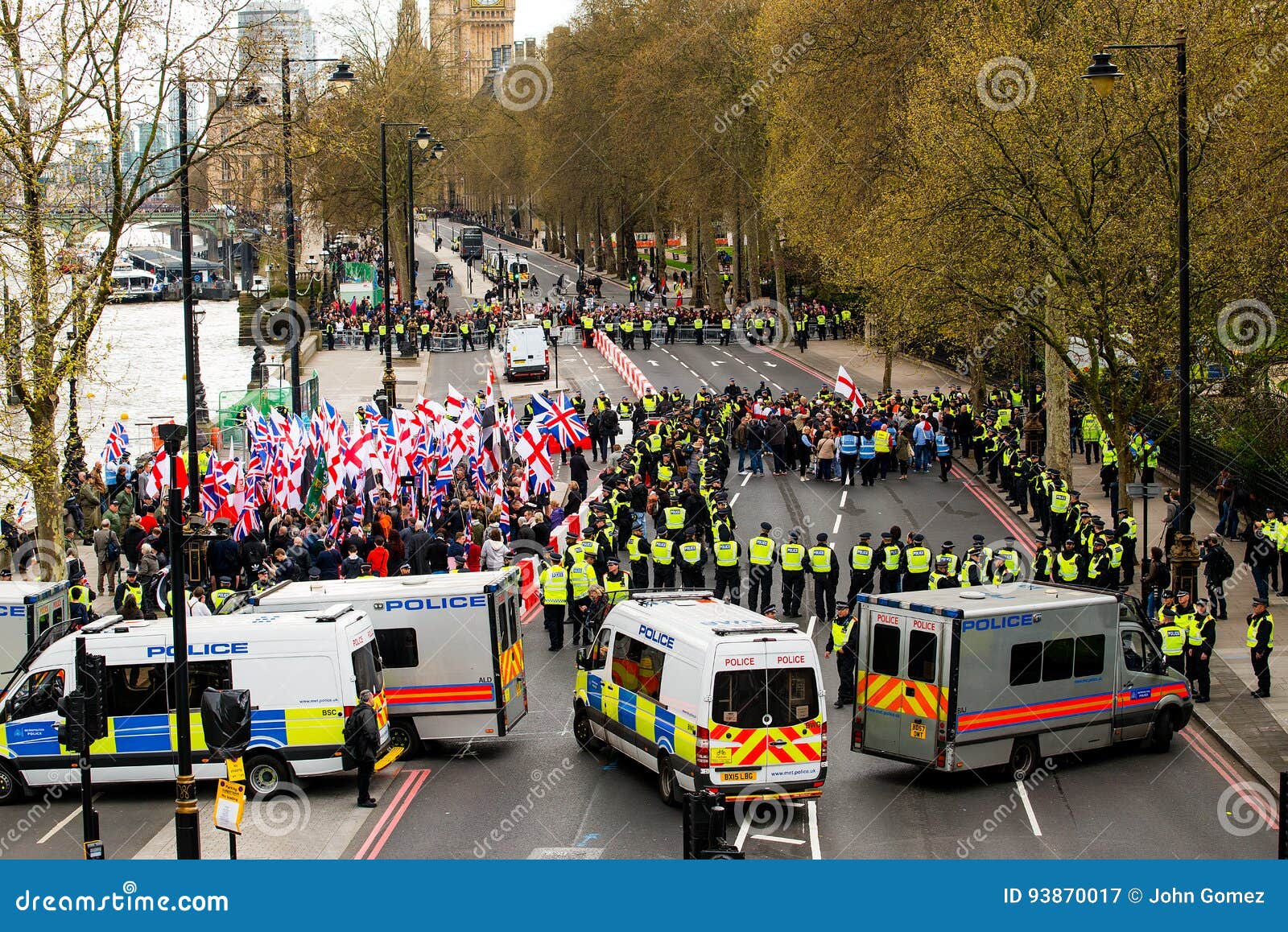 Protest March London, UK. Editorial Photography Image of