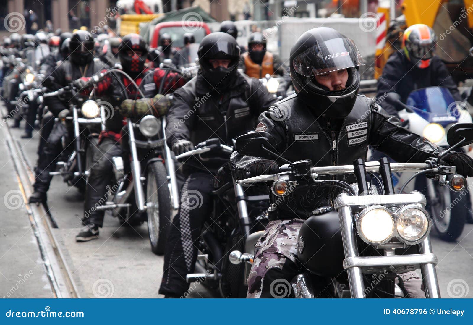 Protest of Motorcycle Clubs. Oslo. Editorial Photo - Image of crime,  engine: 40678796