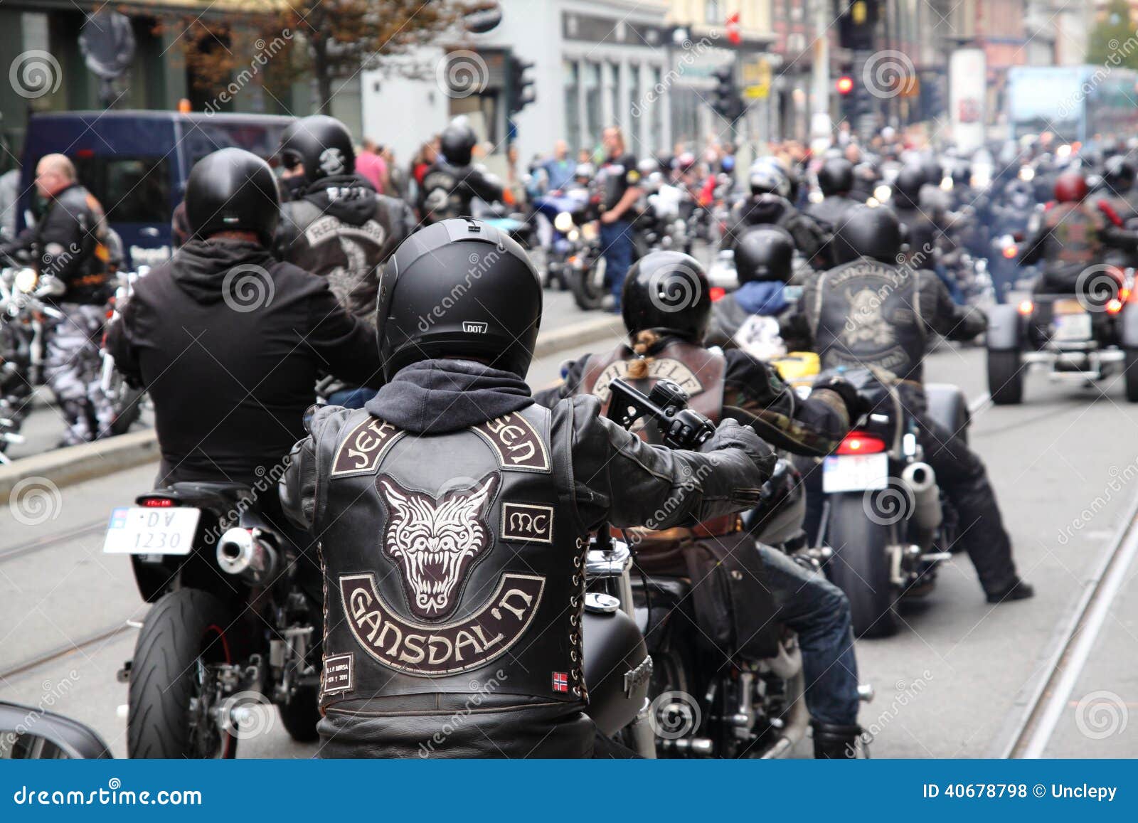 Protest of Motorcycle Clubs. Oslo. Editorial Stock Photo - Image of crew,  hagalaz: 40678798