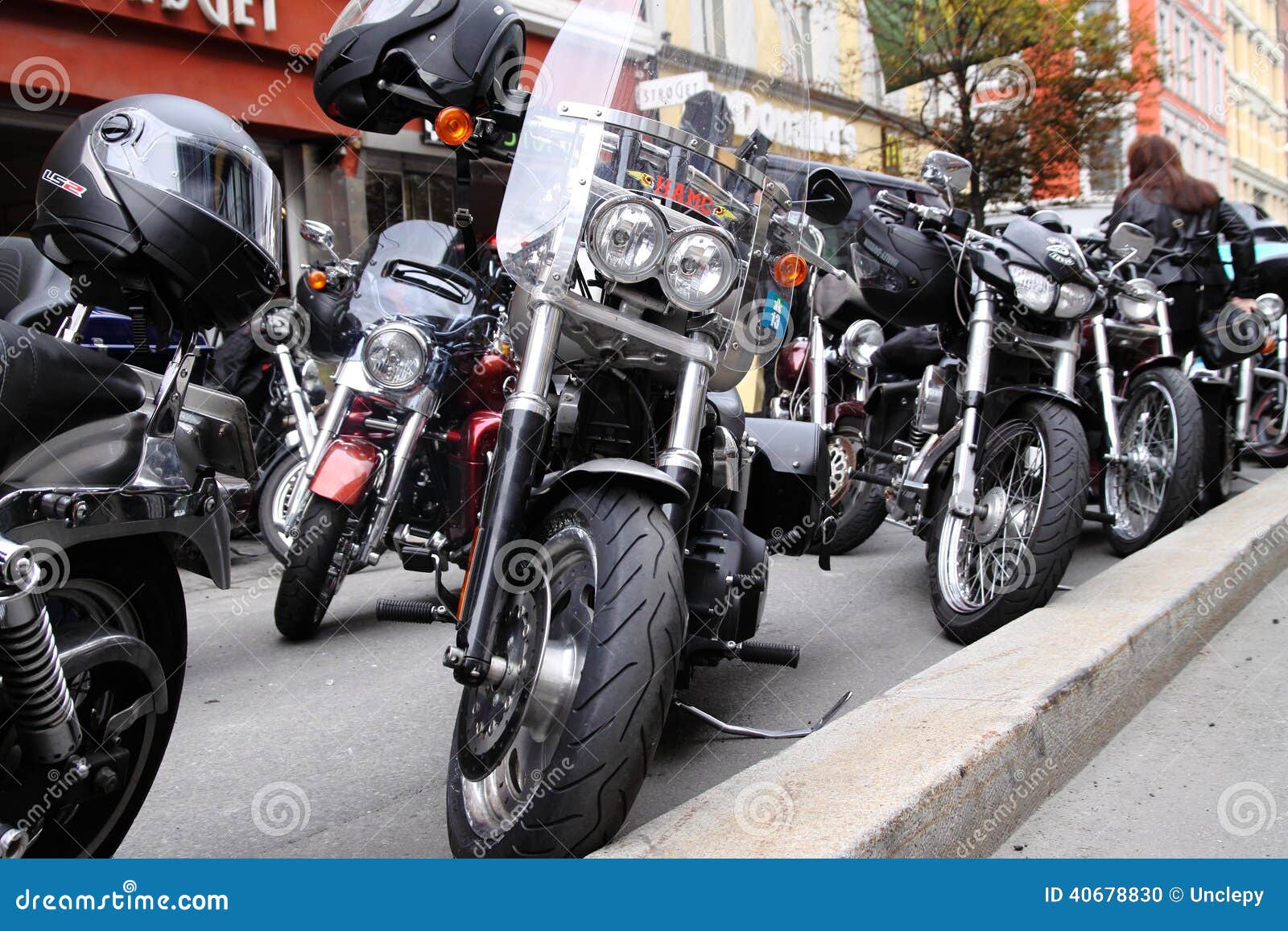 Protest Of Motorcycle Clubs. Oslo. Stock Photo 40678830 - Megapixl