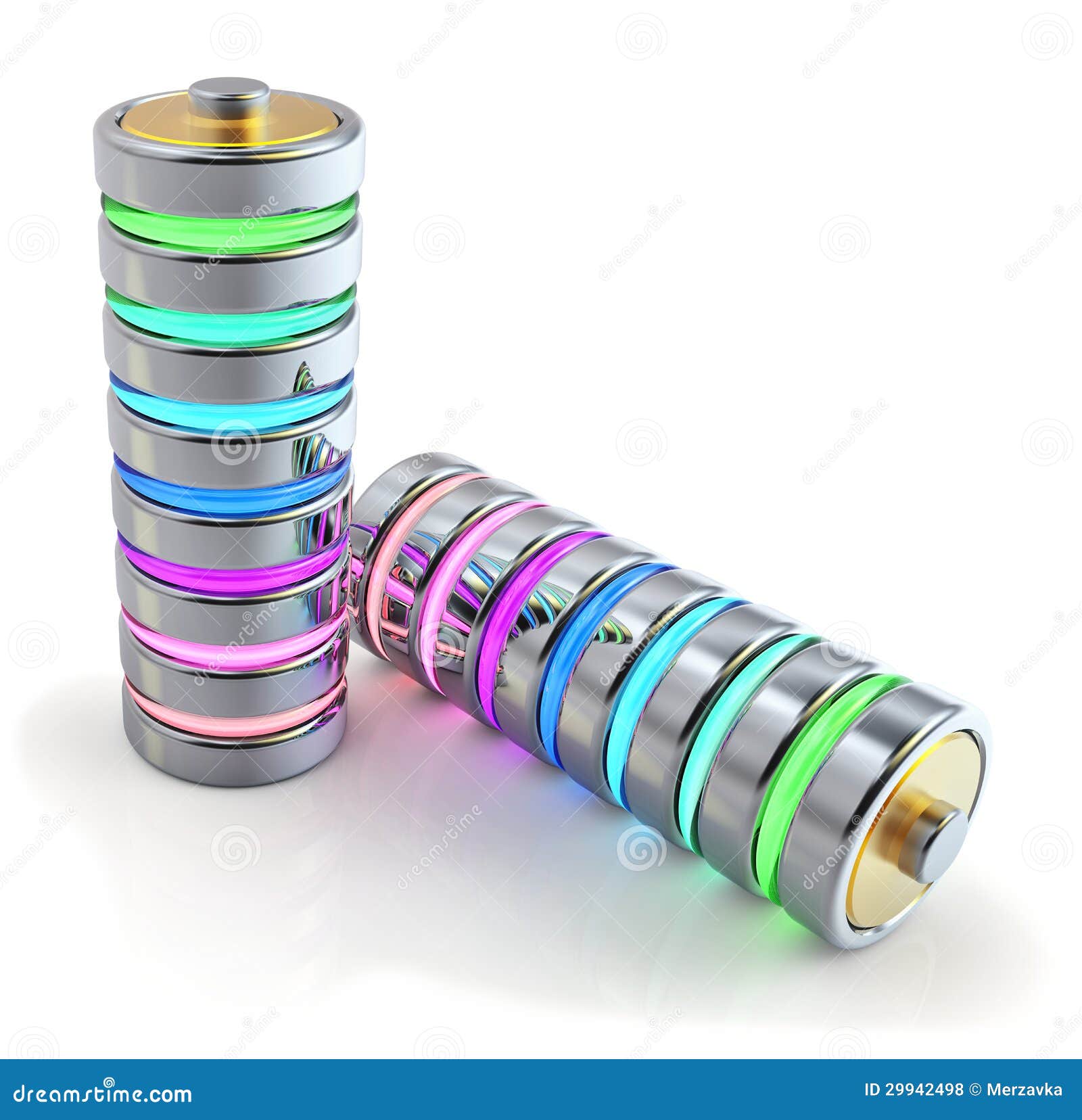 Batteries of the future stock illustration. Illustration of efficiency