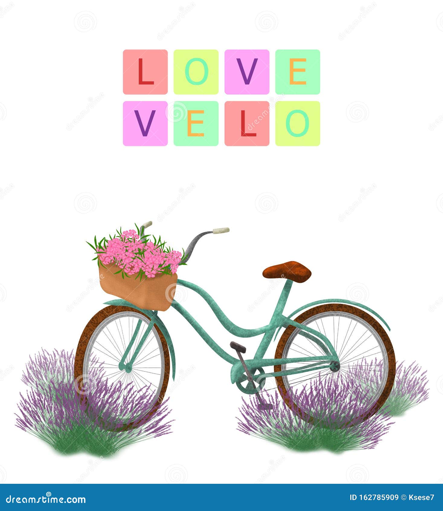 love velo bicycle 