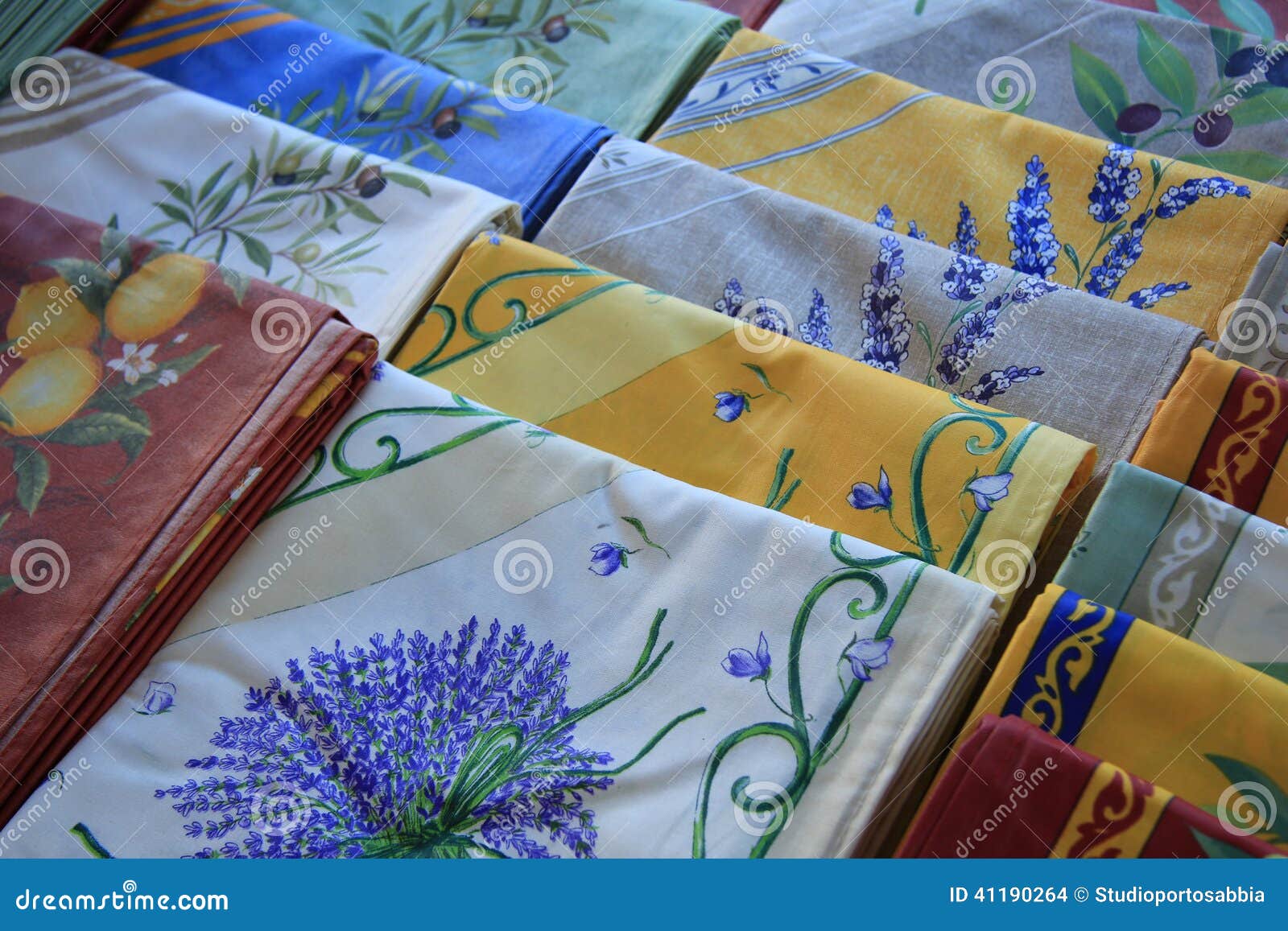 Provencal textile stock photo. Image of colors, sale 41190264