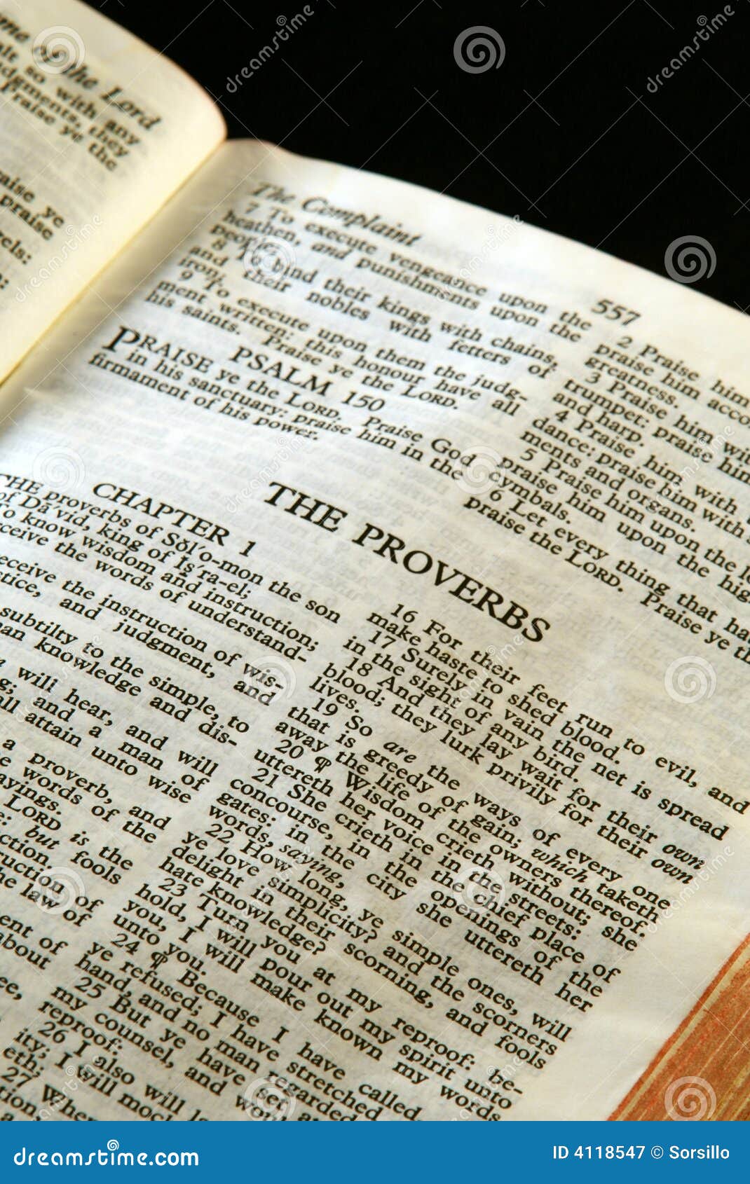 Libro Dei Proverbi Della Bibbia Proverbi Di Serie Della Bibbia Immagine Stock - Immagine di scrittura