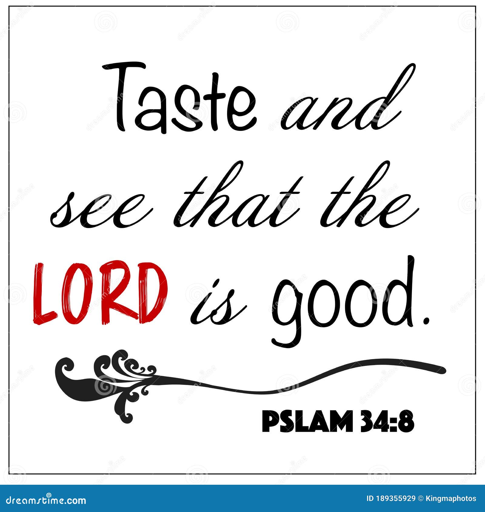 Oh Taste And See That The Lord Is Good RoyaltyFree Stock Photo