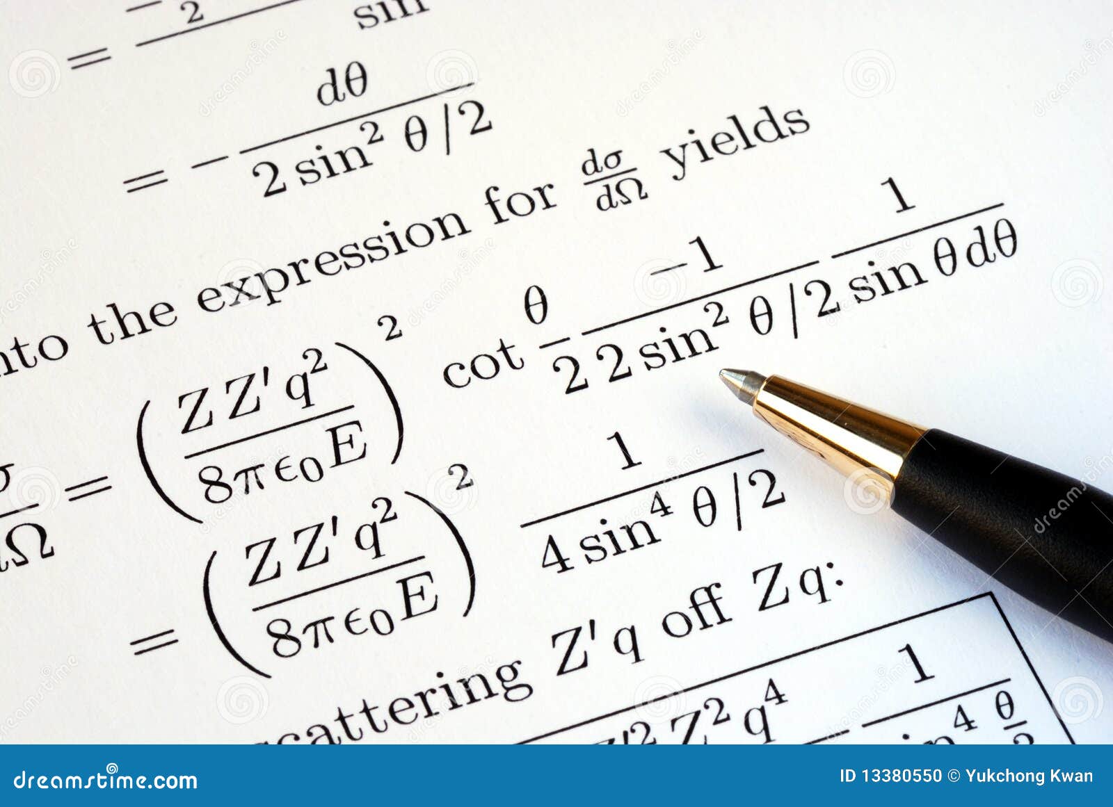 Provi A Risolvere Alcune Domande Di Matematica Fotografia Stock
