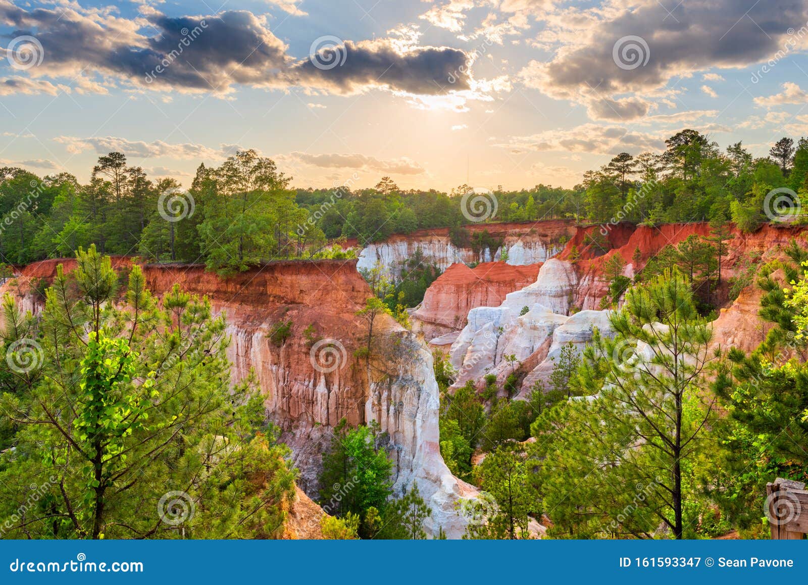 providence canyon in southwest georgia, usa