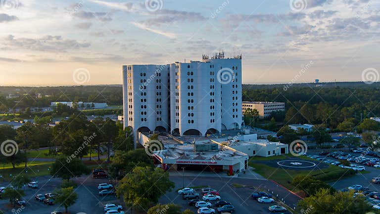 Providence Hospital in Mobile, Alabama at Sunrise Editorial Stock Image ...