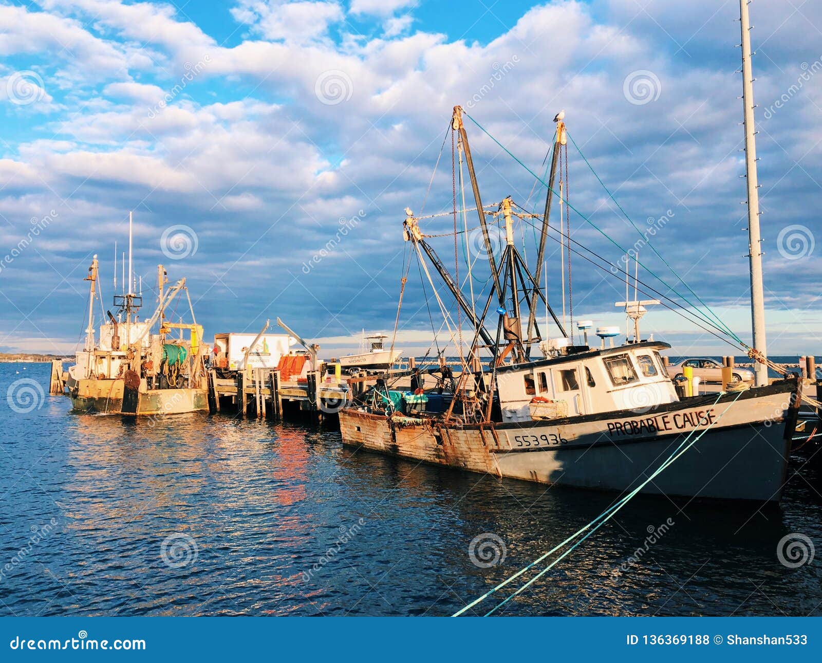 Boats Cape Cod Fishing Provincetown Stock Photos - Free & Royalty
