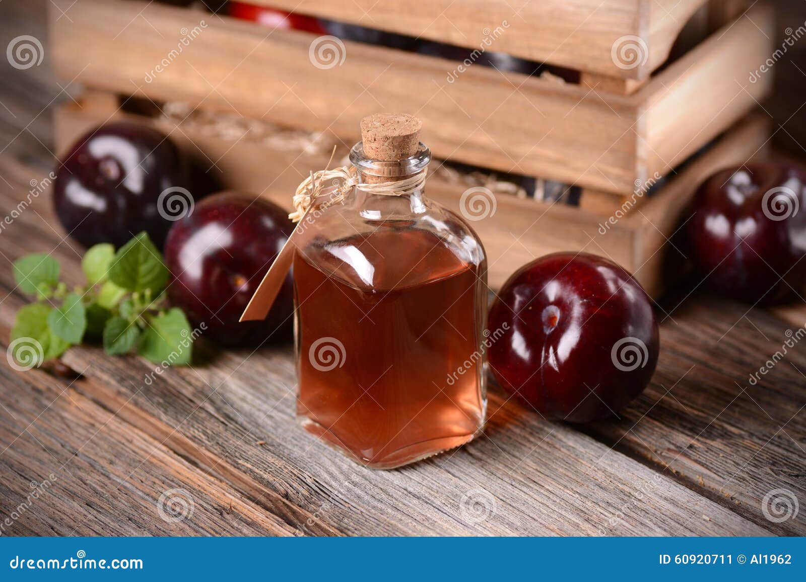 Prune Juice in Small Bottle Stock Image Image of light, regulator