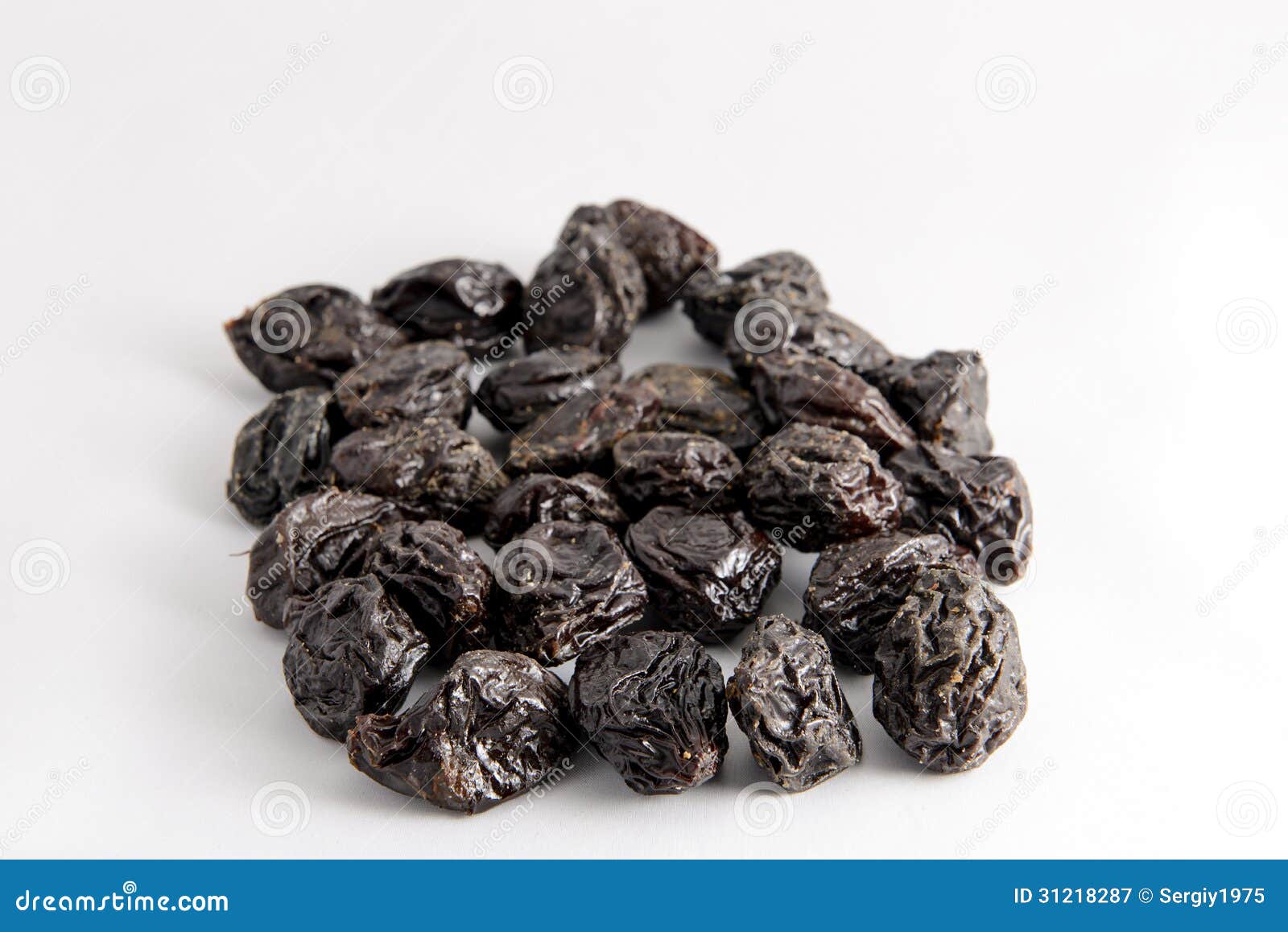 Prunes, Dried Fruits on a White Background Stock Image Image of healthy, background 31218287