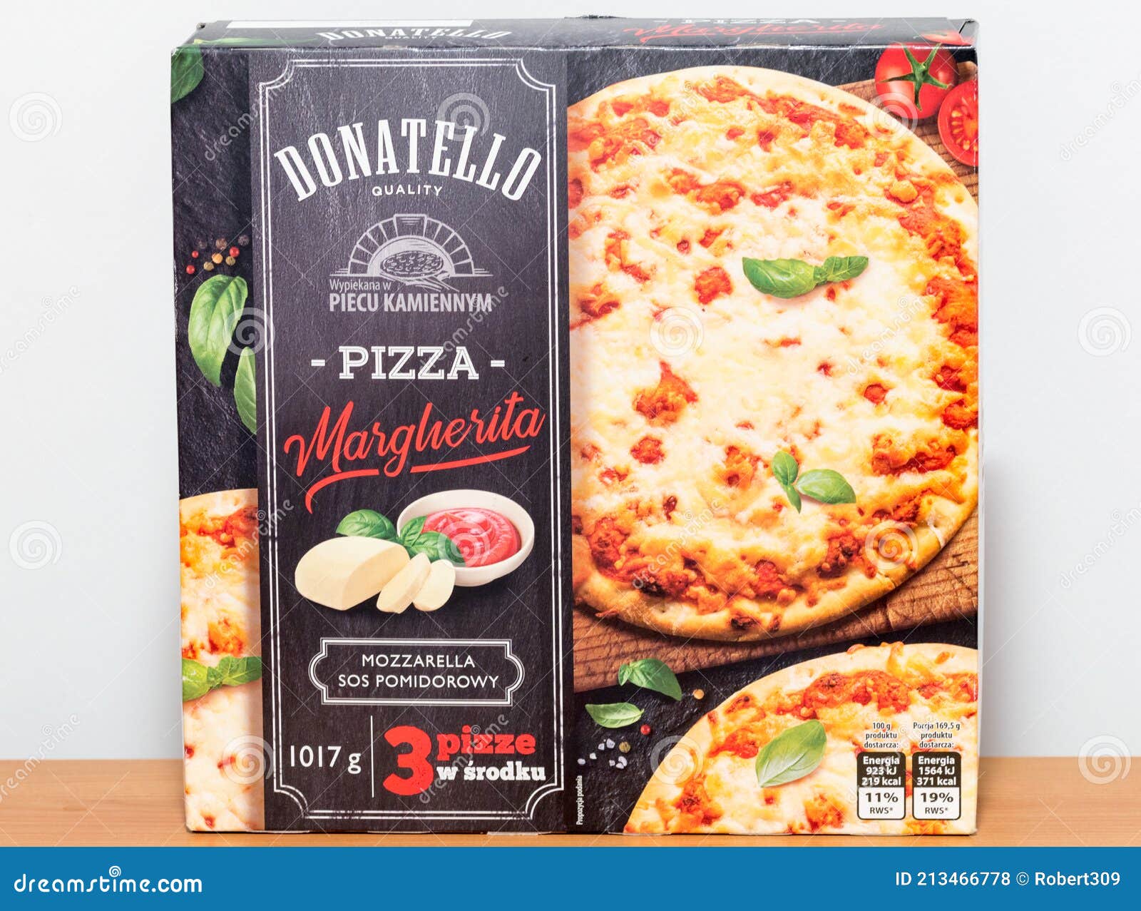 Donatello Frozen Margherita Pizza Editorial Stock Photo - Image of brand,  pizza: 213466778