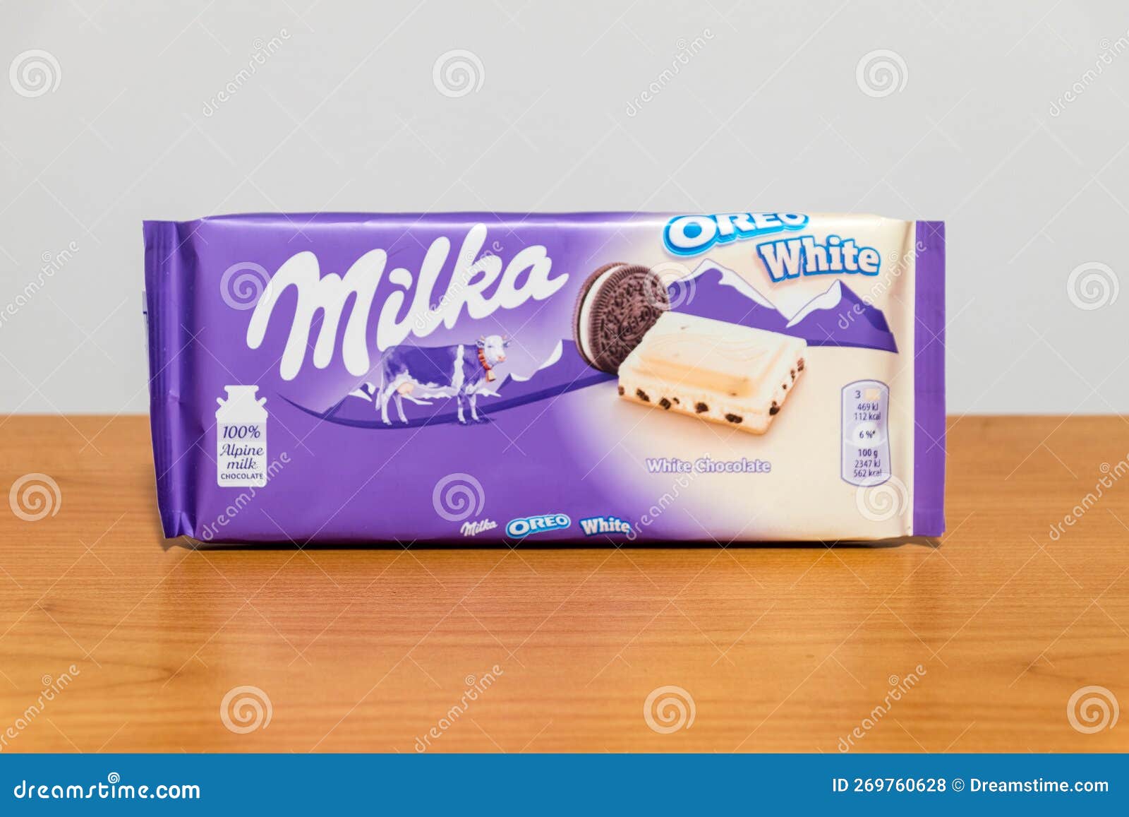 Milka White Chocolate, 100g 