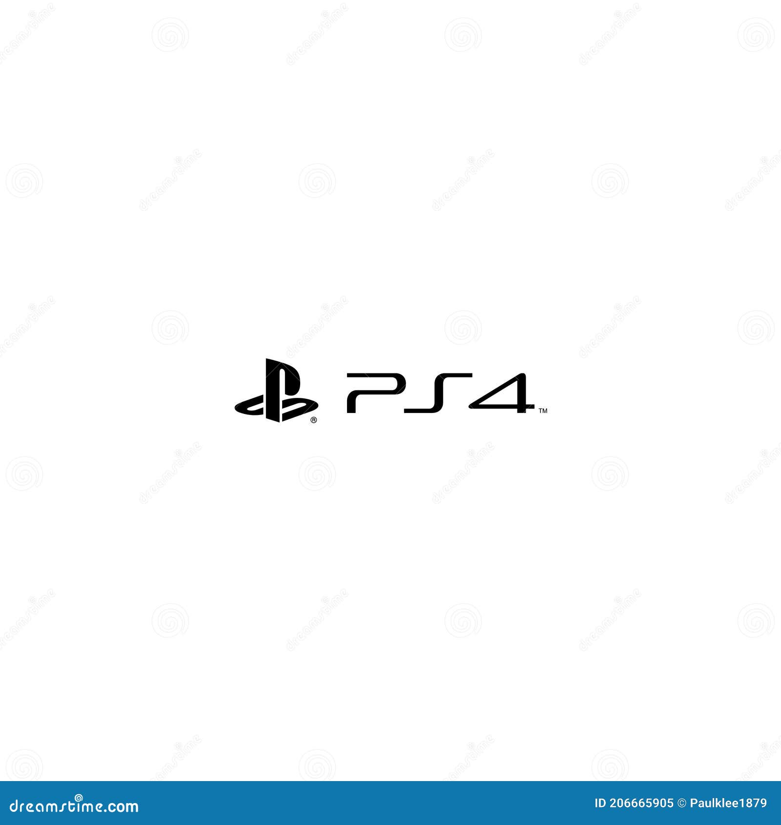 Ps4 Logo Vector On White Background Editorial Image Illustration Of Button Sony