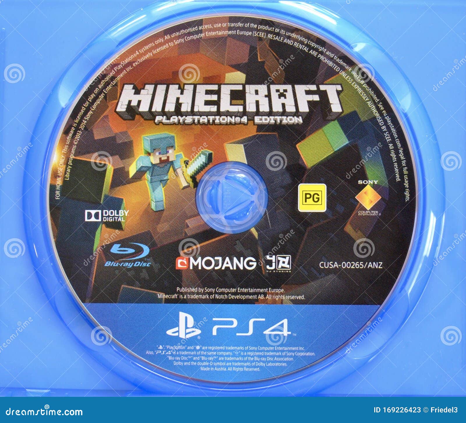 minecraft ps4 disc