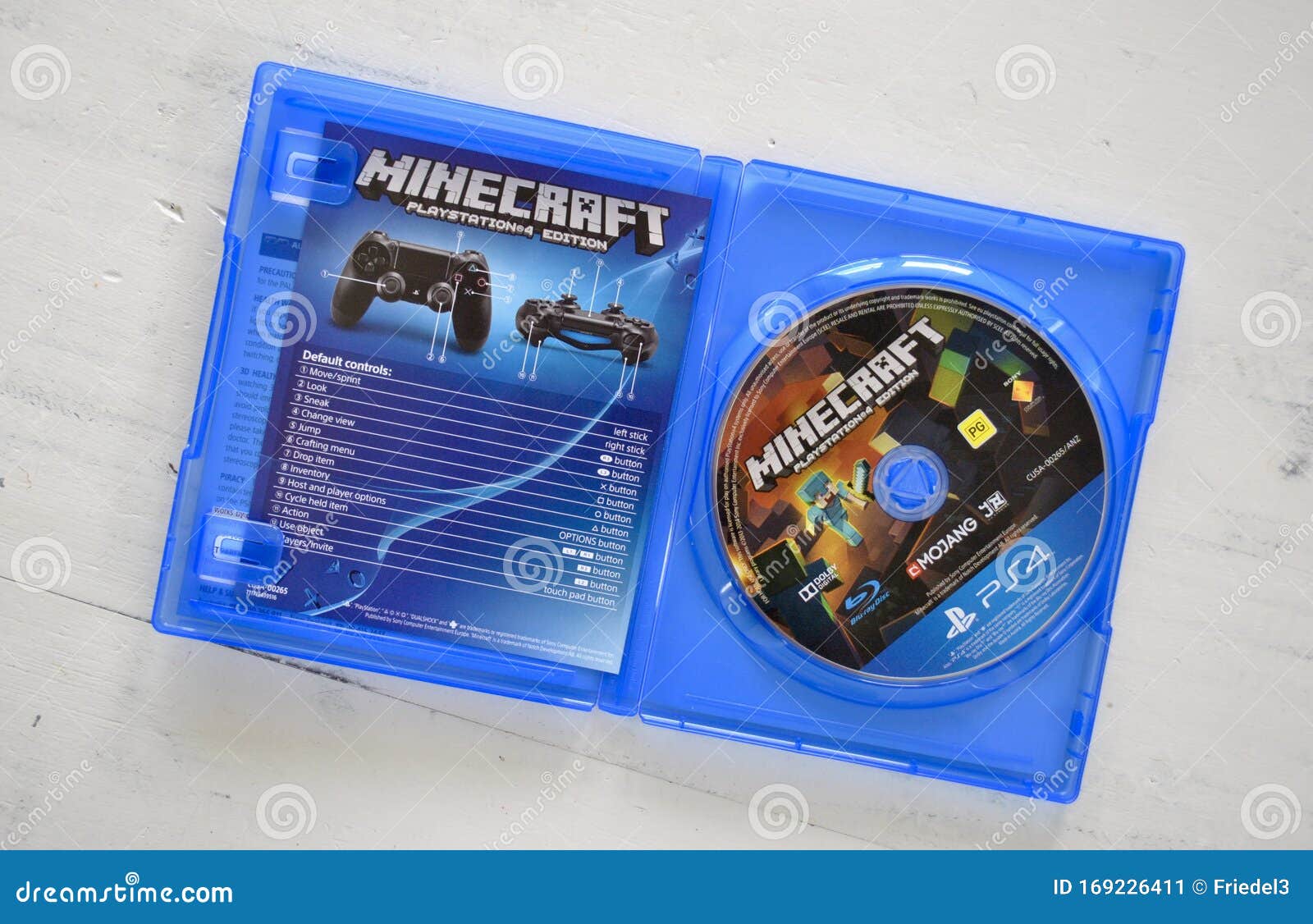 PS4 Minecraft PlayStation Edition Game Disc Editorial Photo - Image of  control, sony: 169226411