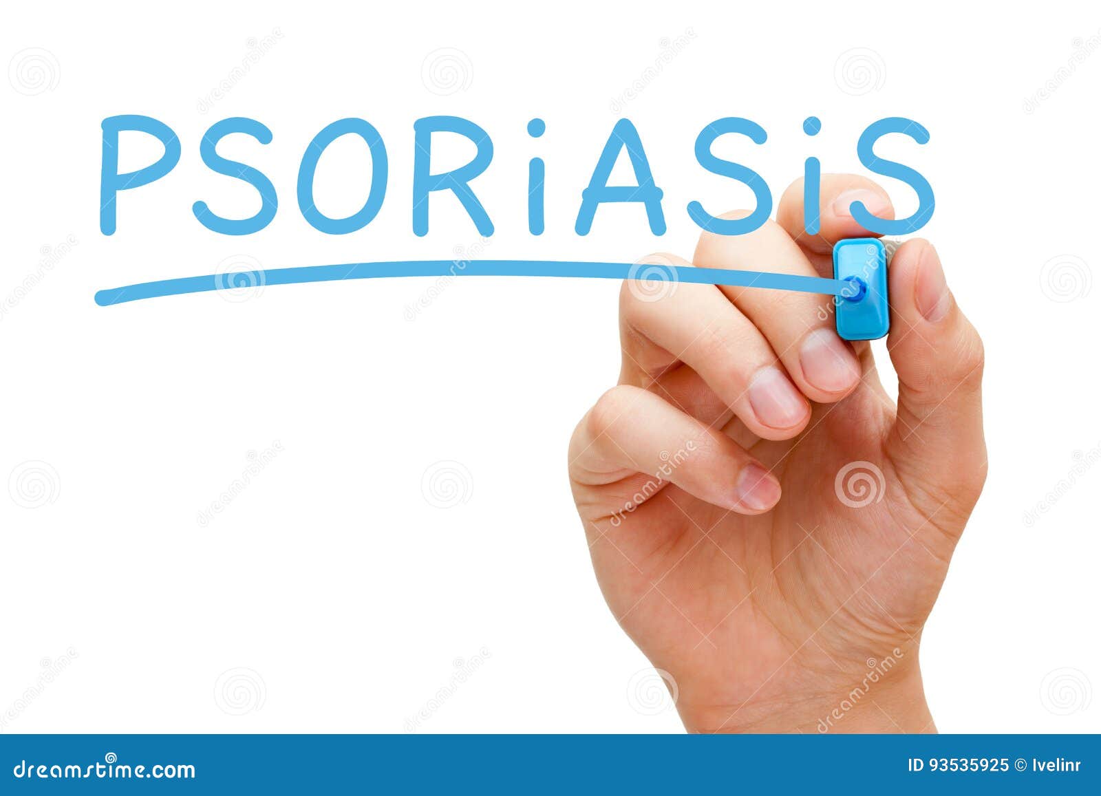 psoriasis blue marker