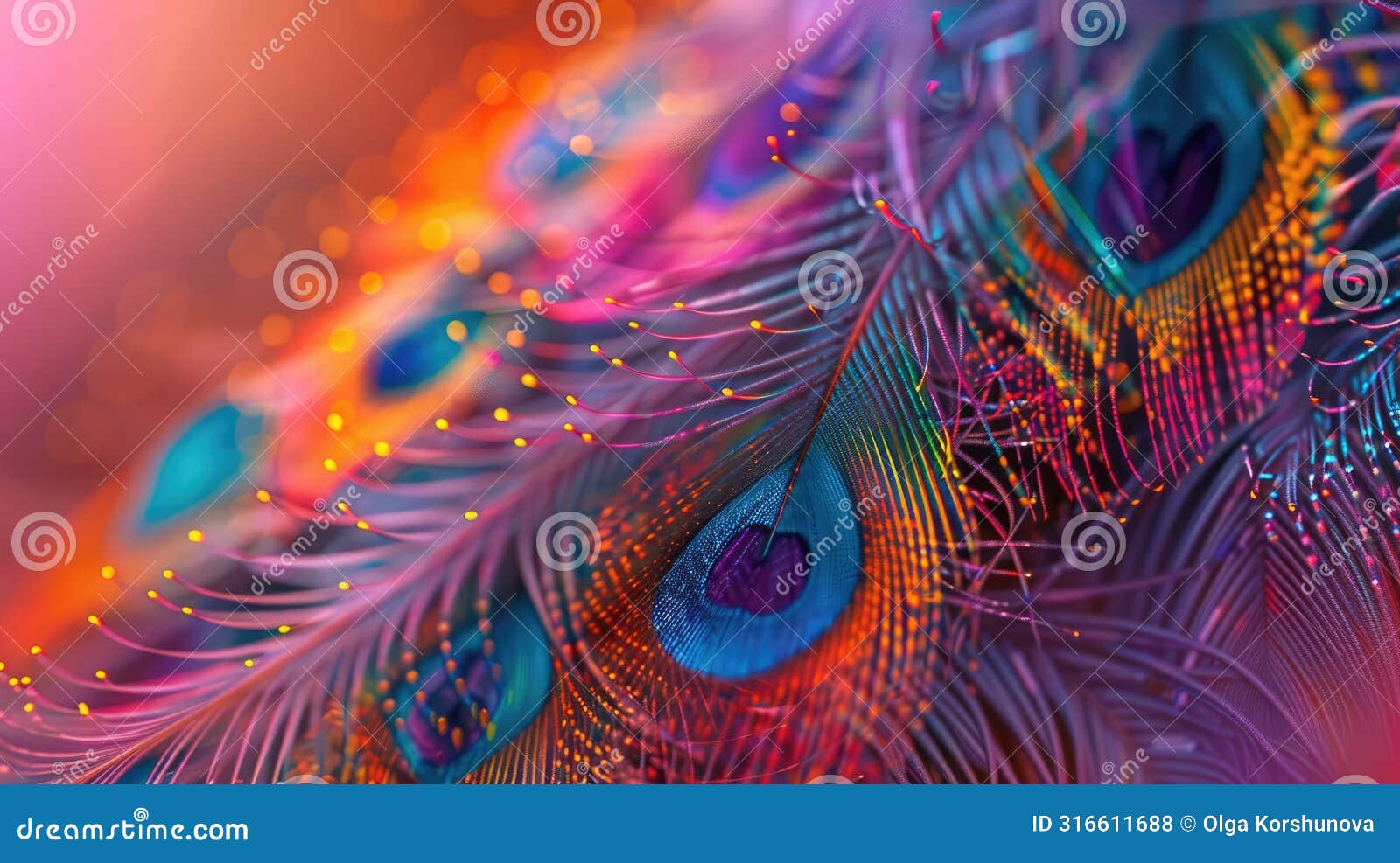 Psychedelic peacock hotsell