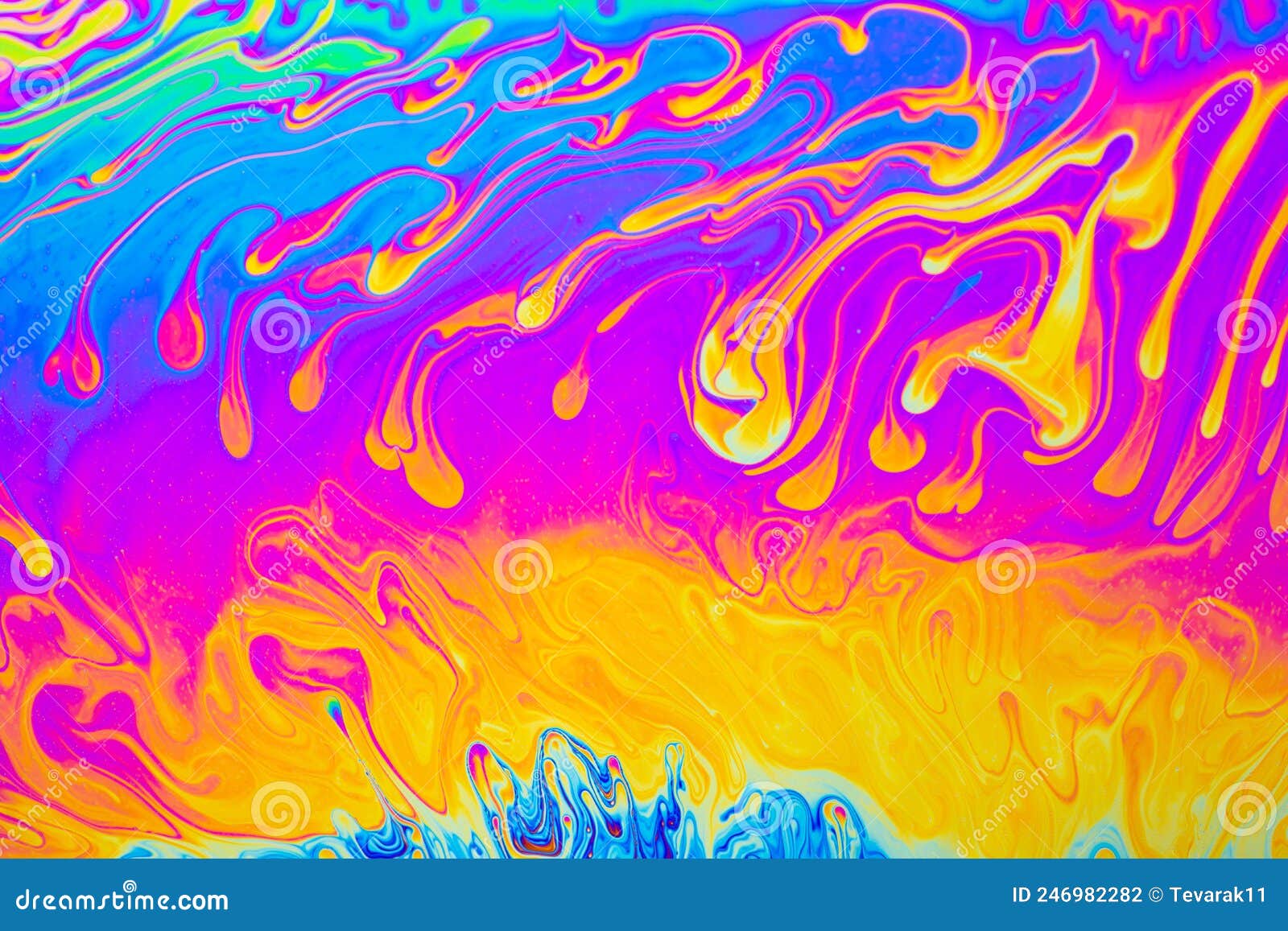 Psychedelic Multicolored Background Abstract. Rainbow Colors. Patterns ...