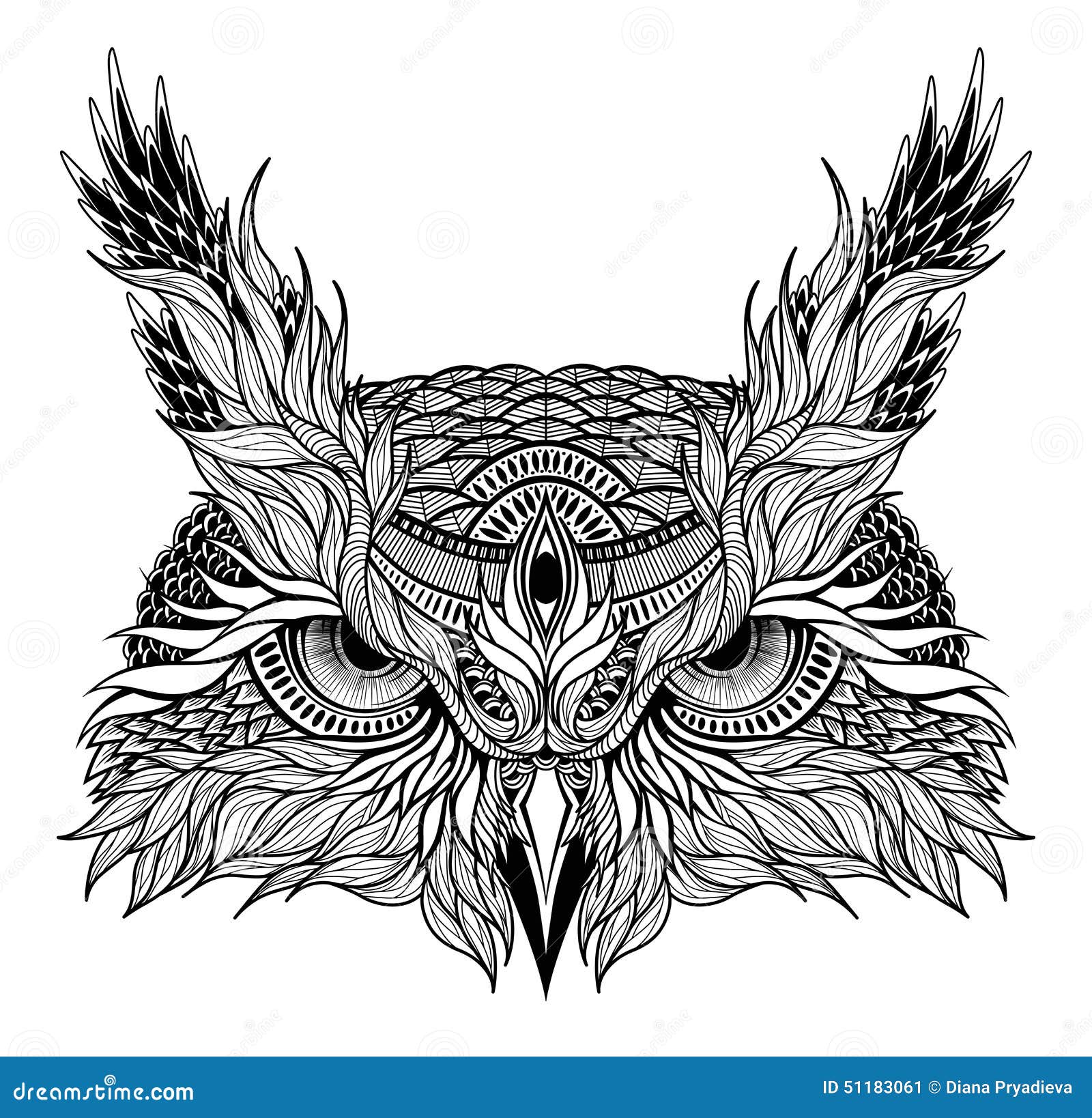 Psychedelic Owl Stock Illustrations – 227 Psychedelic Owl Stock  Illustrations, Vectors & Clipart - Dreamstime