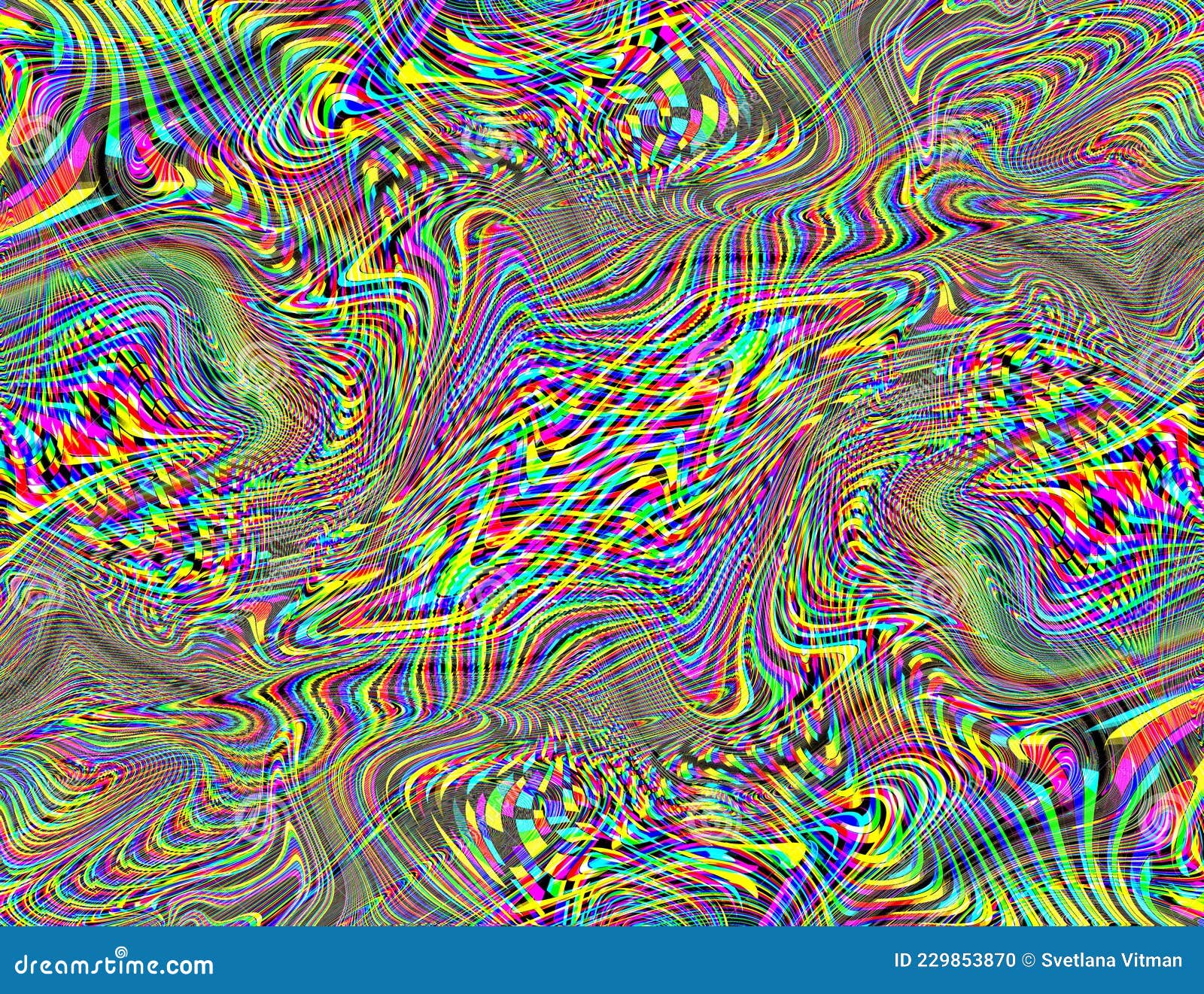 Psychedelic Rainbow Background LSD Colorful Wallpaper. Abstract Hypnotic  Illusion Stock Photo - Image of colorful, modern: 229853870