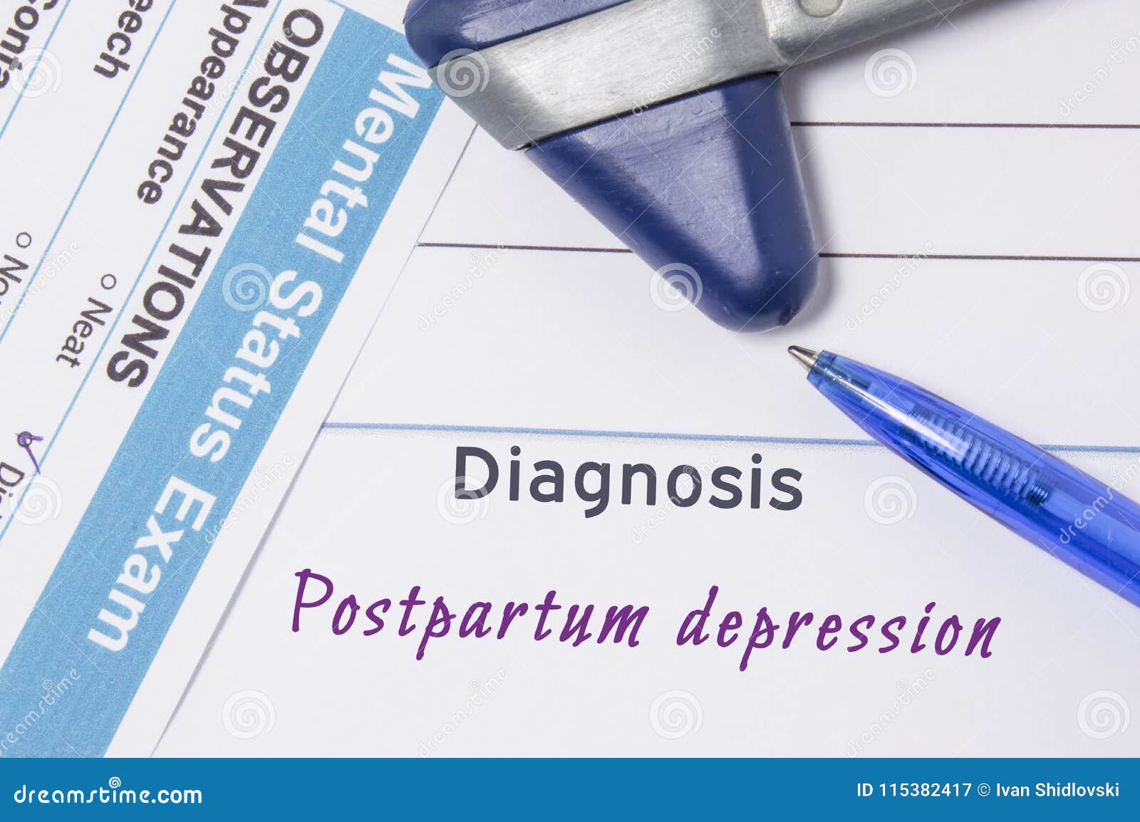 Psychiatric Diagnosis Postpartum Depression On Psychiatrist Workplace psychiatric-diagnosis-postpartum-depression-on-psychiatrist-workplace