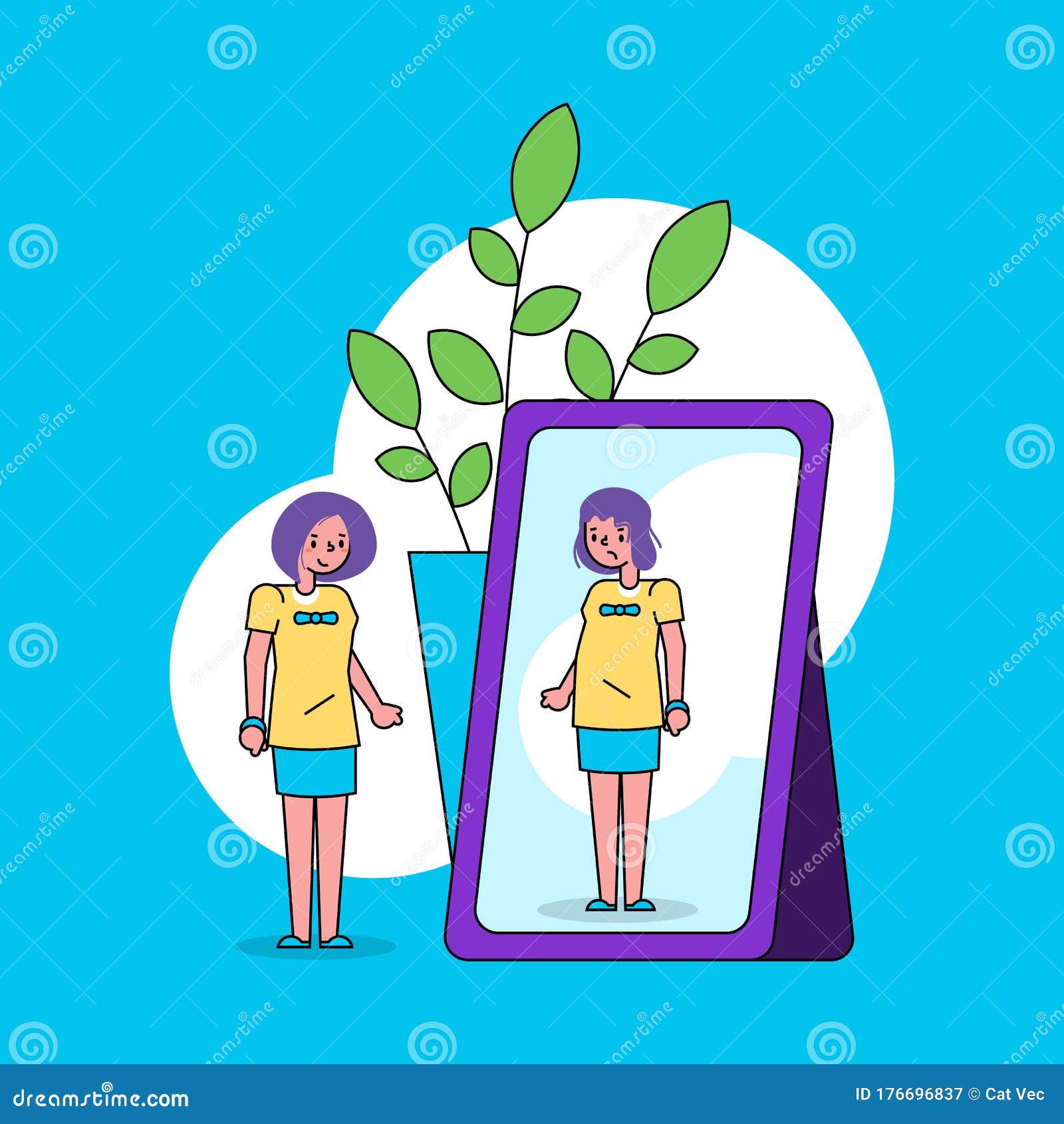 Self Perception Royalty Free Stock Photography CartoonDealer self-perception-royalty-free-stock-photography-cartoondealer