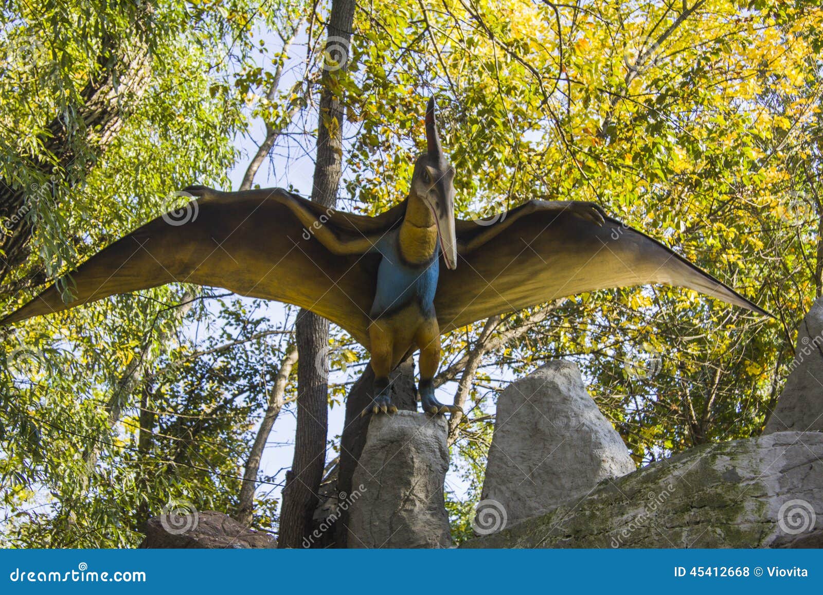 Pterodactyl stock photo. Image of brutal, archeopteryx - 45412668