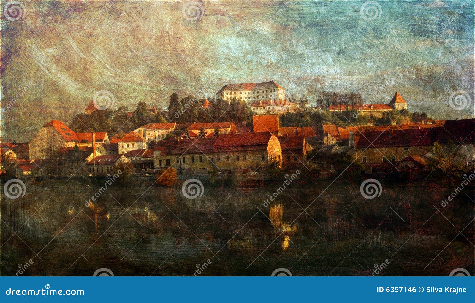 Ptuj, die älteste Stadt in Slowenien. Kleine malerische Stadt in Slowenien, Europa