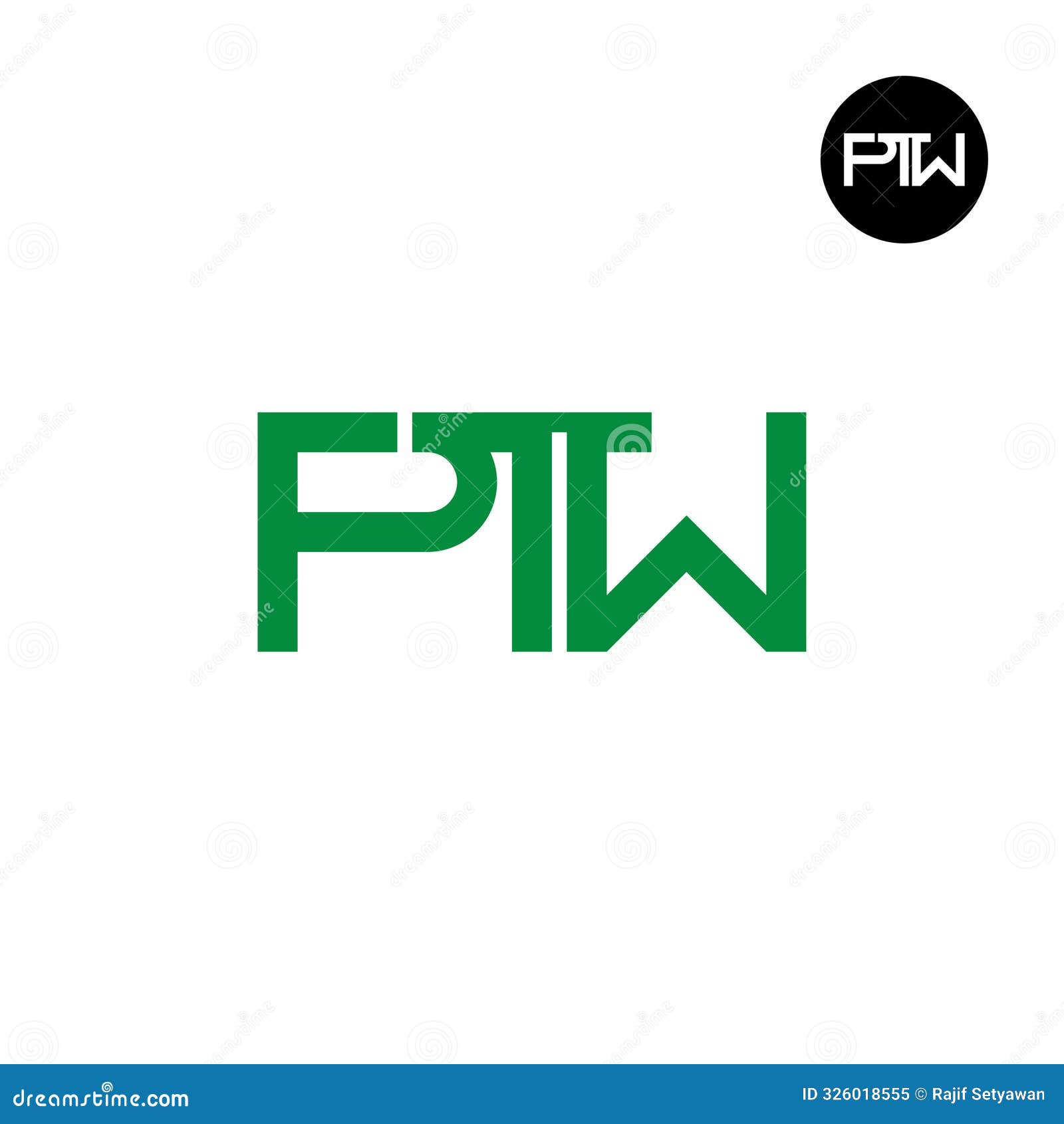 ptw logo letter monogram 
