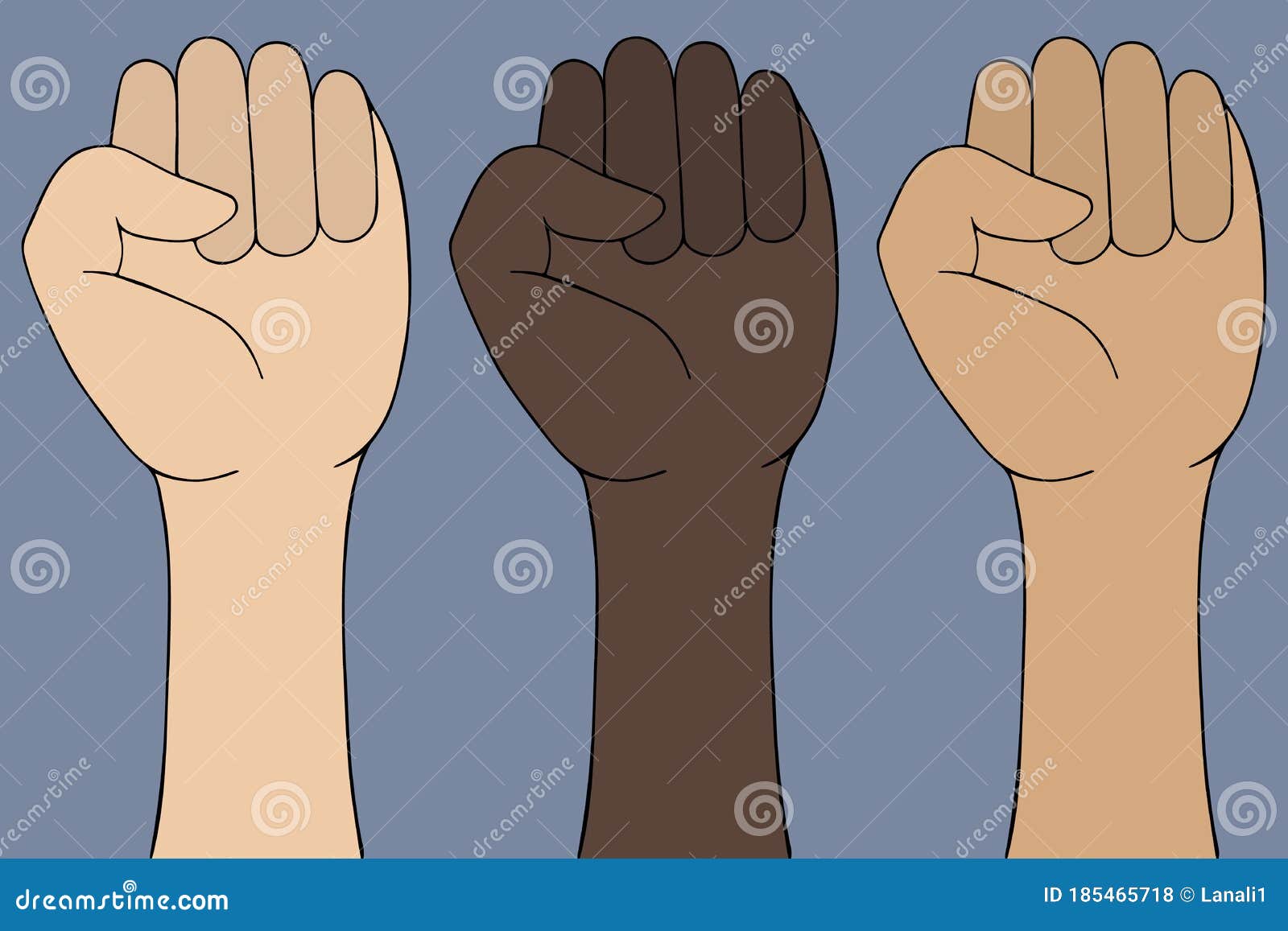 Puño Elevado a La Cima. Signo De Protesta. Detener El Racismo. La Lucha Por Los Derechos Y La Justicia. Ilustración Vectorial. Ais Ilustración del Vector - Ilustración de independencia, africano: 185465718 Puño Elevado a La Cima. Signo De Protesta. Detener El Racismo. La Lucha Por Los Derechos Y La Justicia. Ilustración Vectorial. Ais Ilustración del Vector - Ilustración de independencia, africano: 185465718