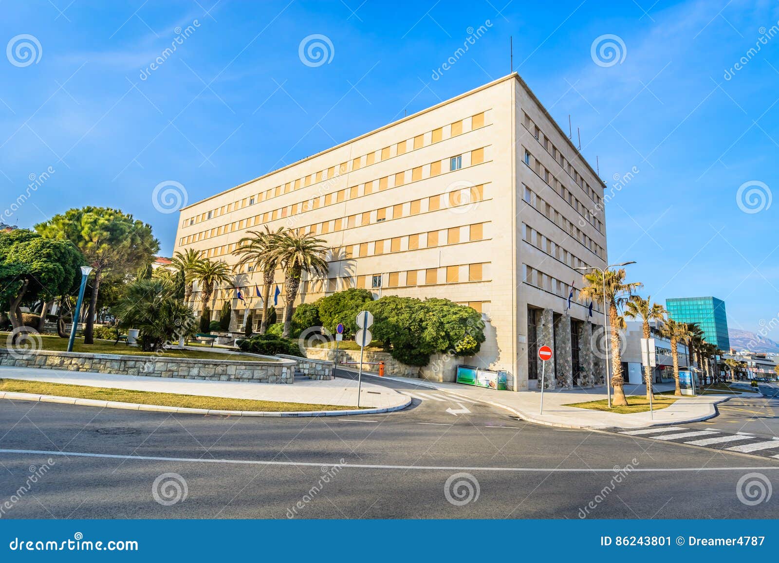 public building banovina in split.