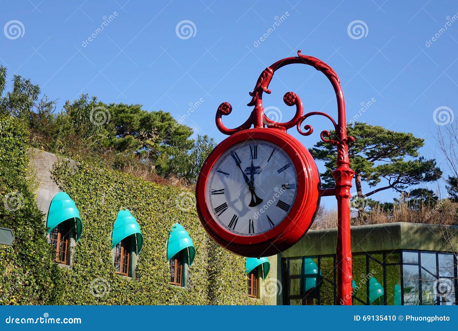 Public Clock in the Street, Tokyo, Japan Editorial Image Image of