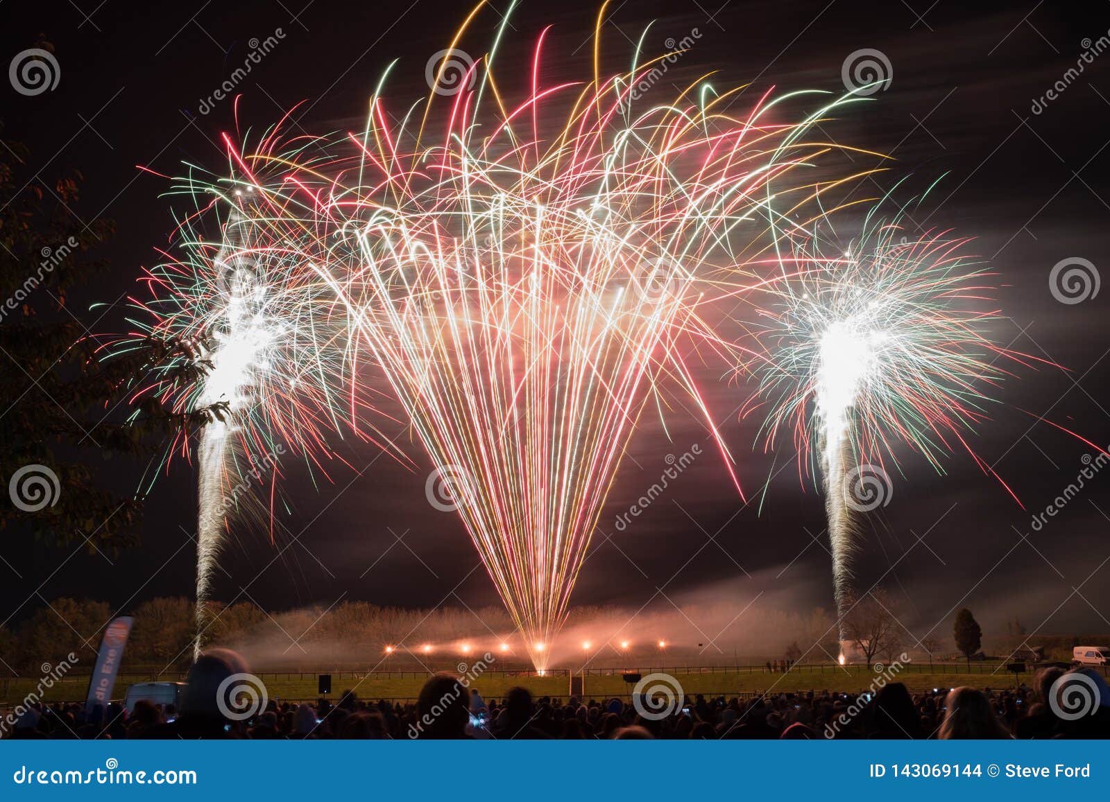 A Public Firework Display in Celebration of Bonfire Night at Westpoint