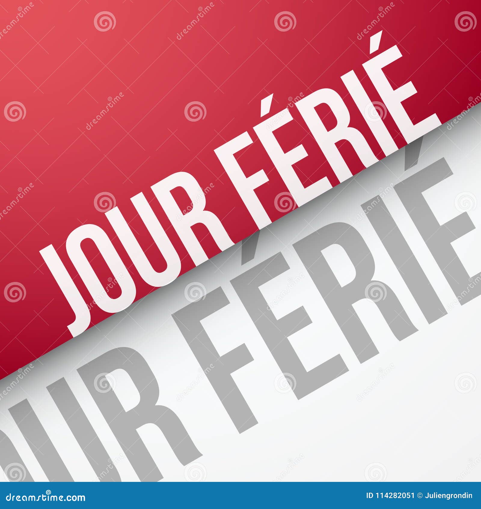 public holiday in french : jour fÃÂ©riÃÂ©