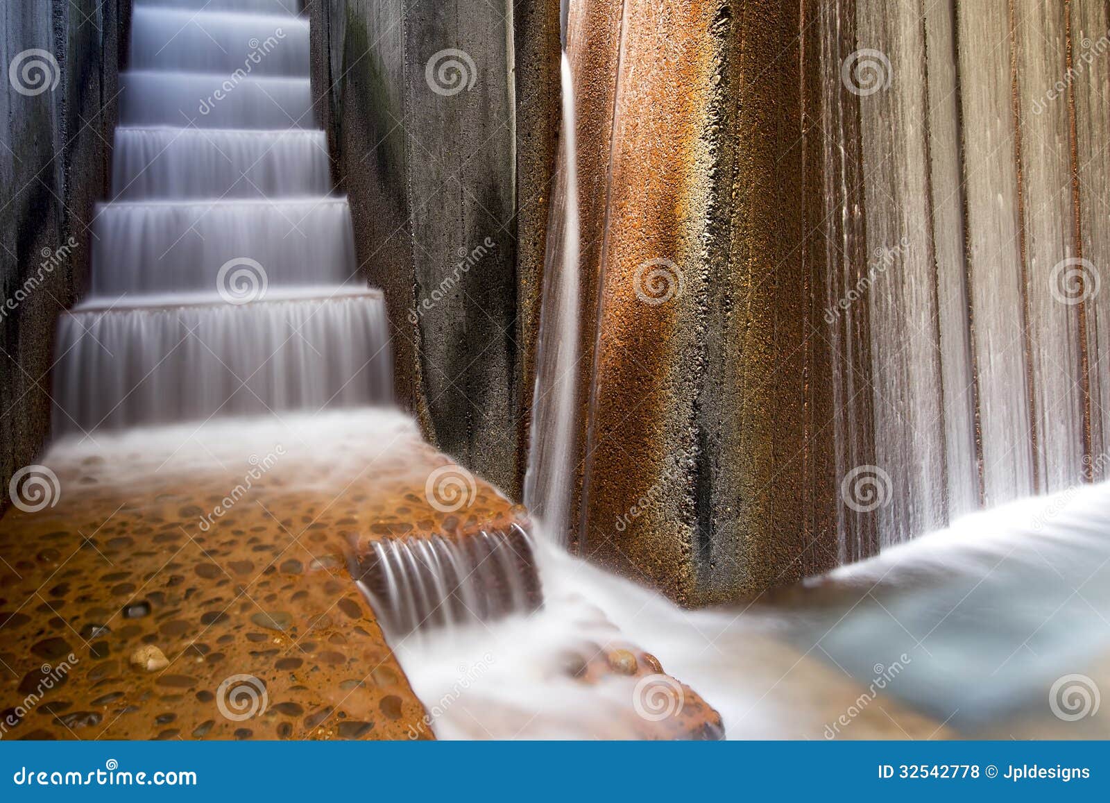 public parks water fountain closeup