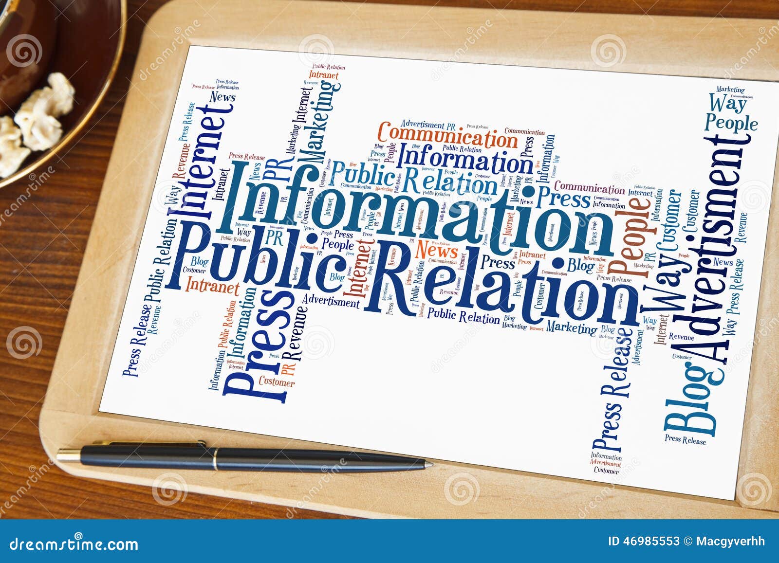 public relation word cloud