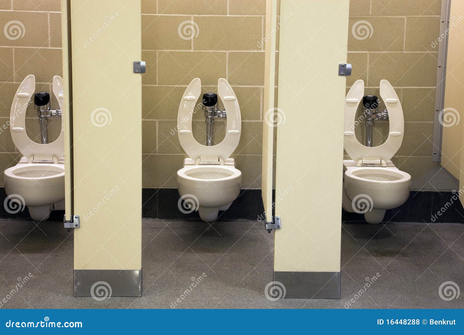 Public Restroom Signs With A Man And Lady Symbol RoyaltyFree Stock